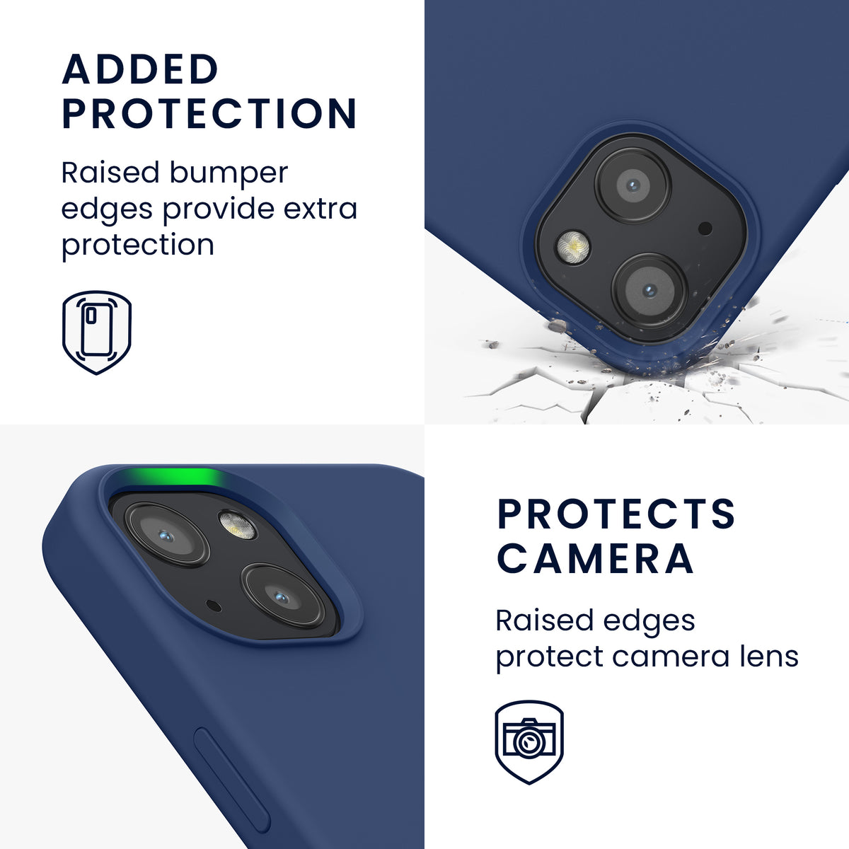 kwmobile Handyhülle für iPhone 13 Case - kabelloses Laden