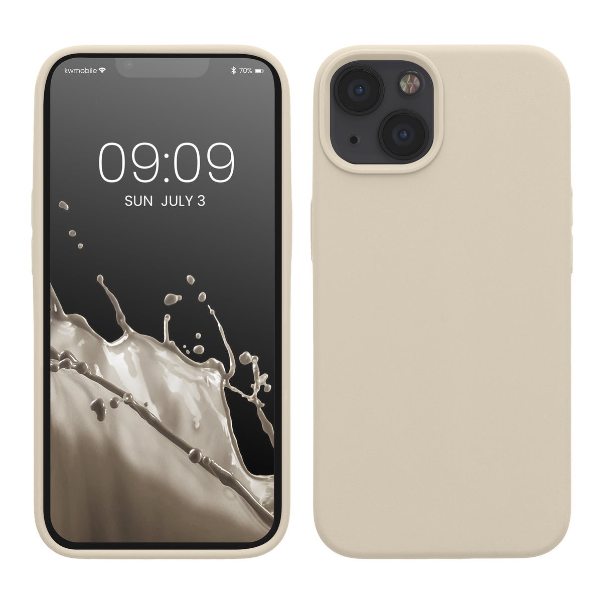 kwmobile Handyhülle für iPhone 13 Case - kabelloses Laden
