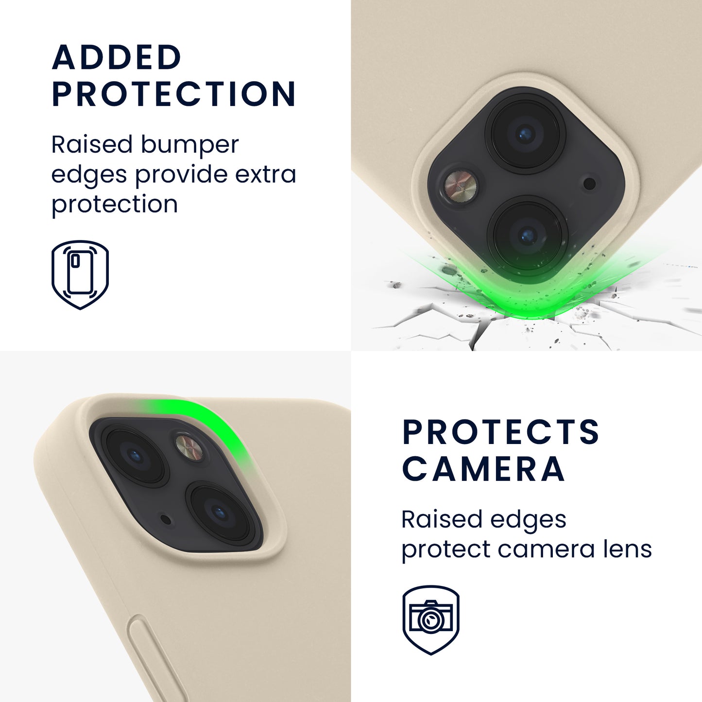 kwmobile Handyhülle für iPhone 13 Case - kabelloses Laden