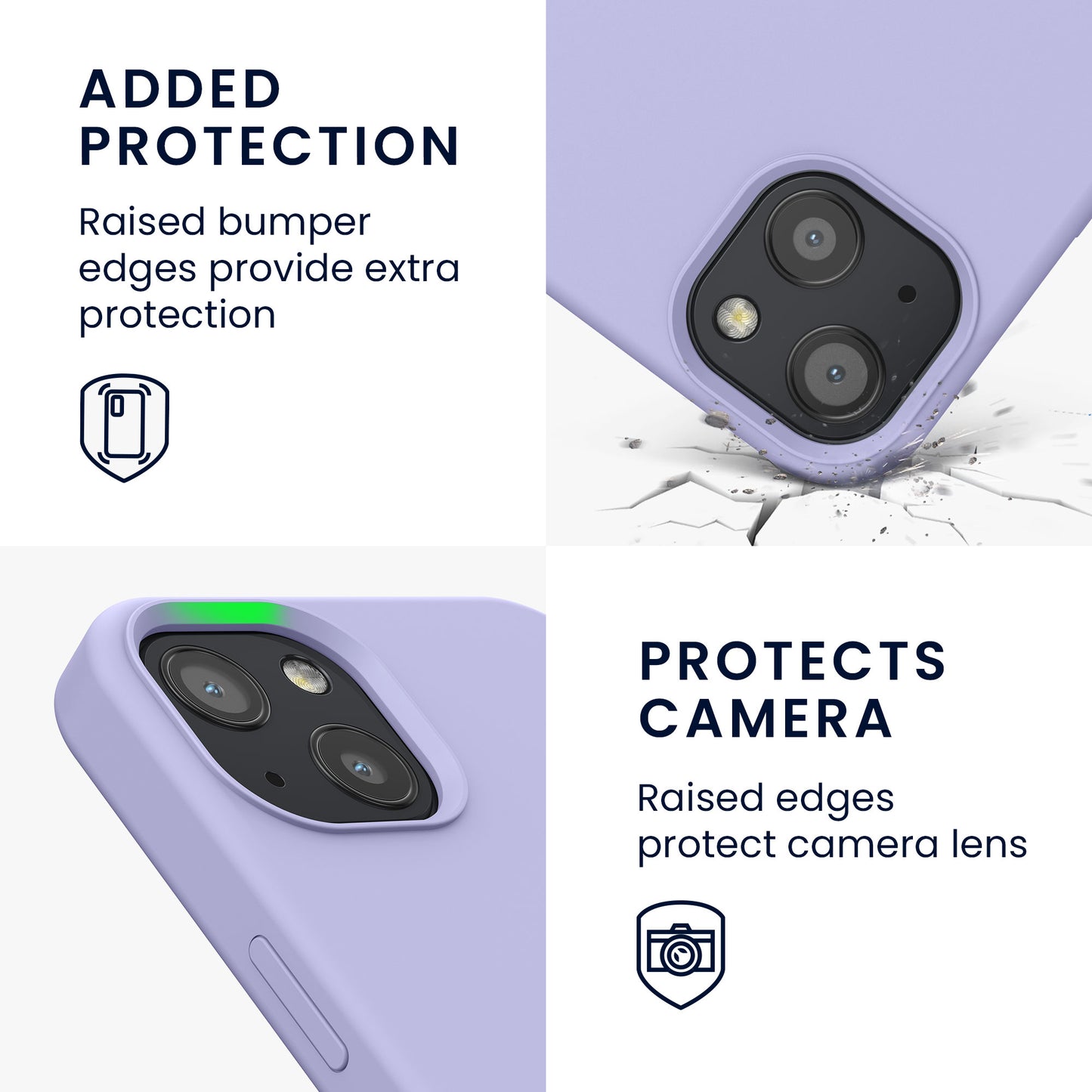 kwmobile Handyhülle für iPhone 13 Case - kabelloses Laden