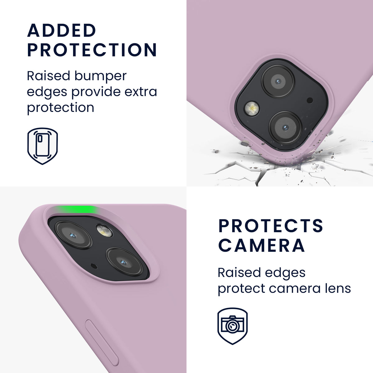 kwmobile Handyhülle für iPhone 13 Case - kabelloses Laden