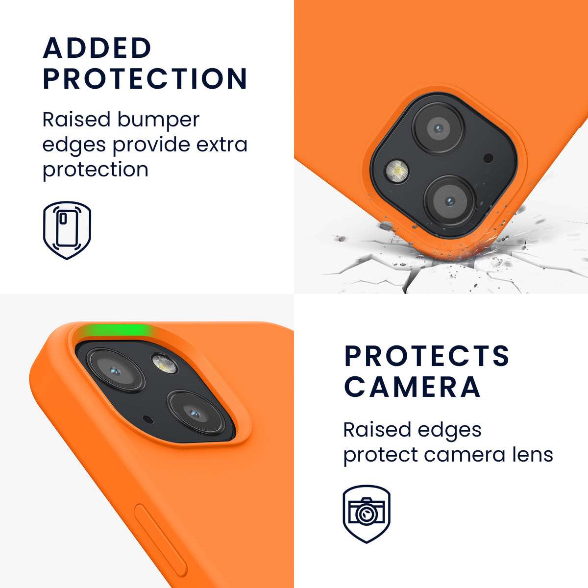 kwmobile Handyhülle für iPhone 13 Case - kabelloses Laden