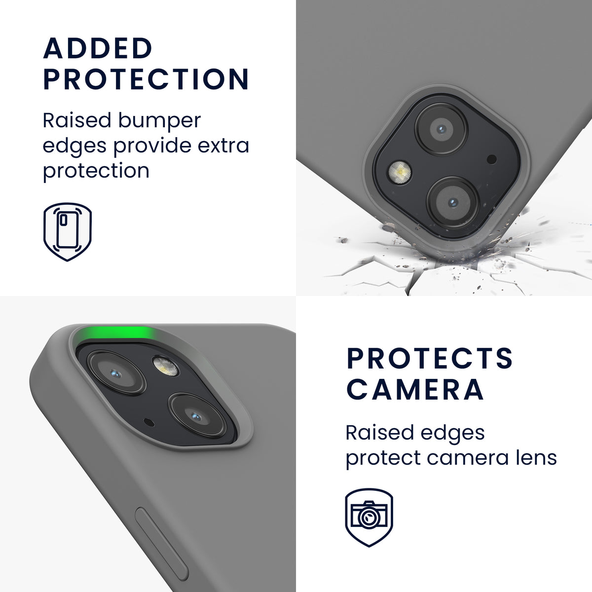 kwmobile Handyhülle für iPhone 13 Case - kabelloses Laden