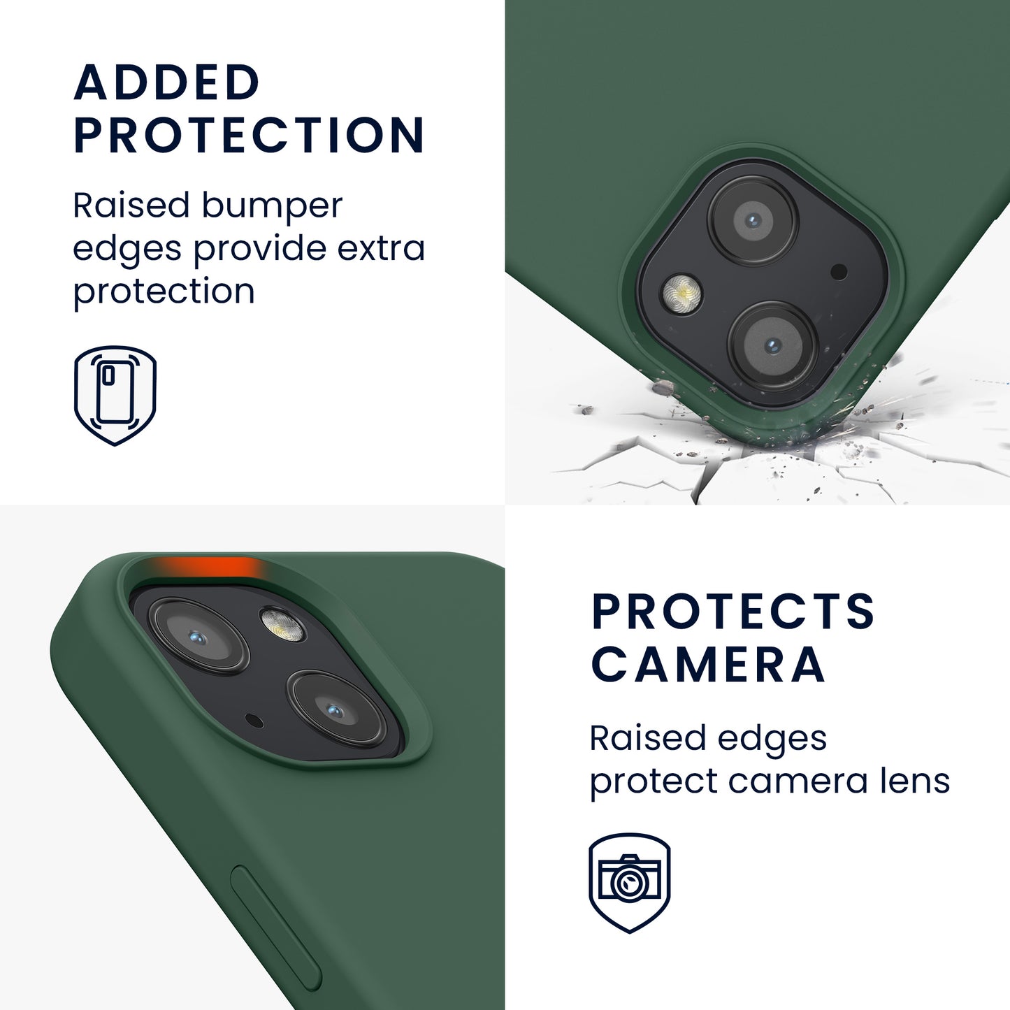 kwmobile Handyhülle für iPhone 13 Case - kabelloses Laden
