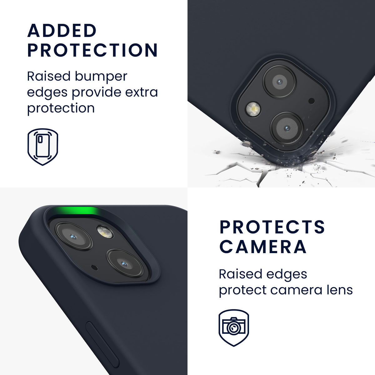 kwmobile Handyhülle für iPhone 13 Case - kabelloses Laden