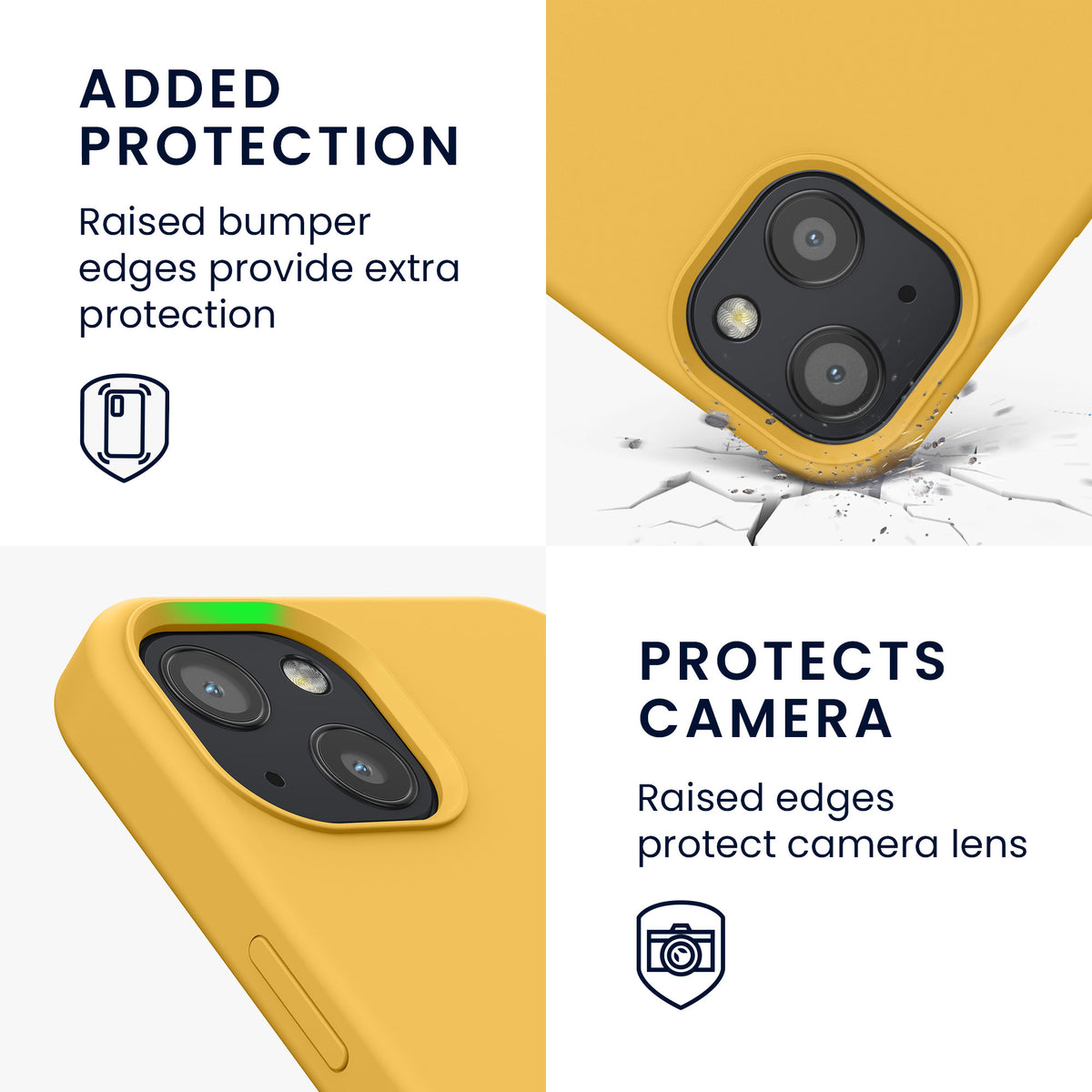 kwmobile Handyhülle für iPhone 13 Case - kabelloses Laden