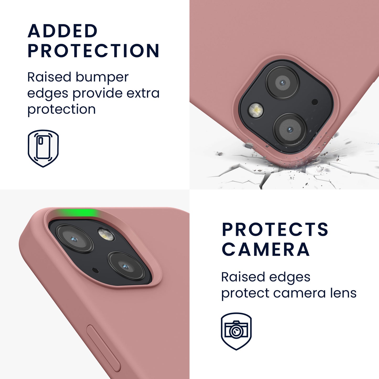 kwmobile Handyhülle für iPhone 13 Case - kabelloses Laden