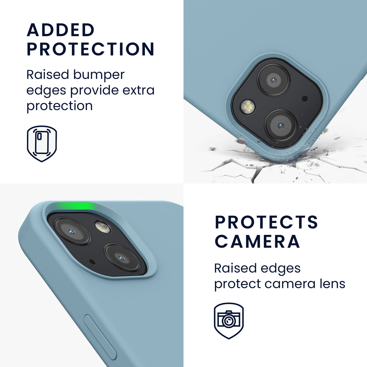 kwmobile Handyhülle für iPhone 13 Case - kabelloses Laden