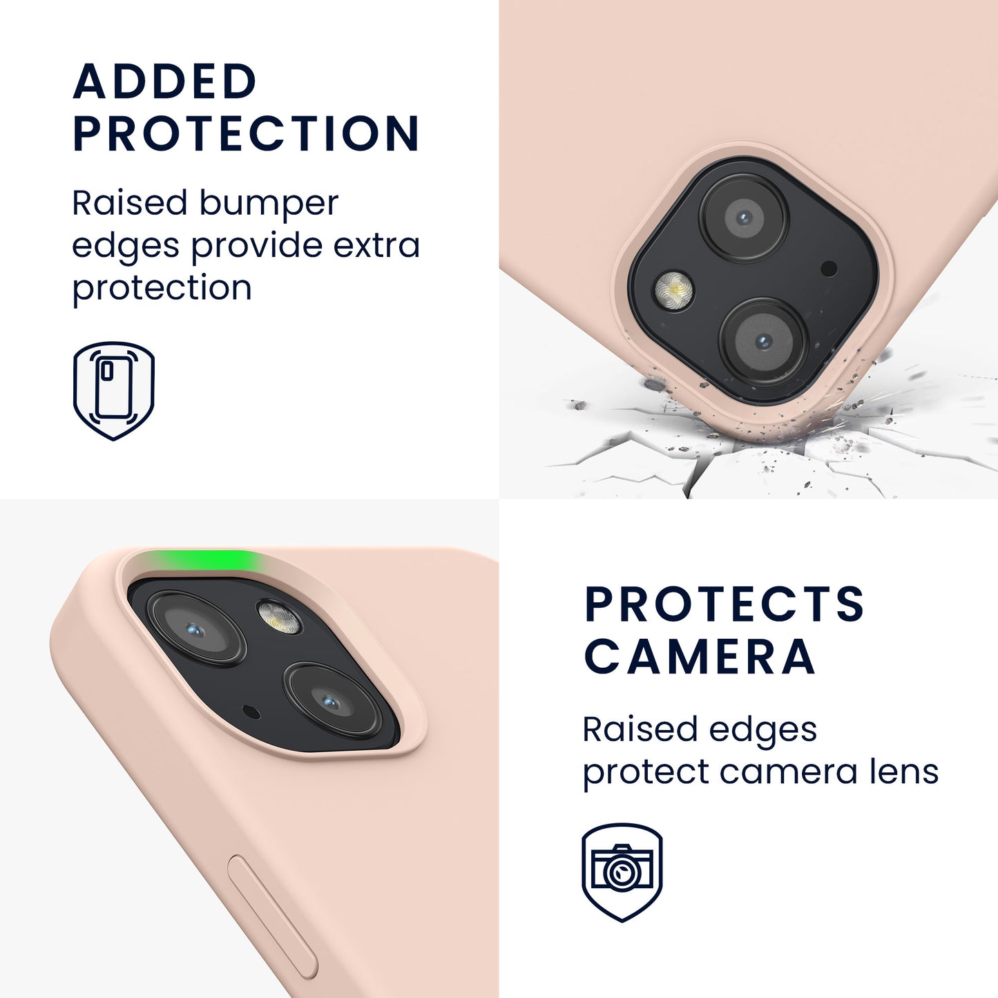 kwmobile Handyhülle für iPhone 13 Case - kabelloses Laden