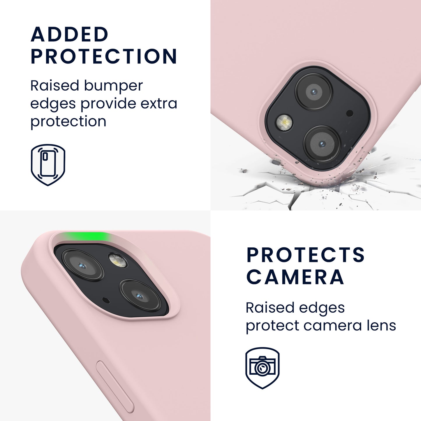kwmobile Handyhülle für iPhone 13 Case - kabelloses Laden