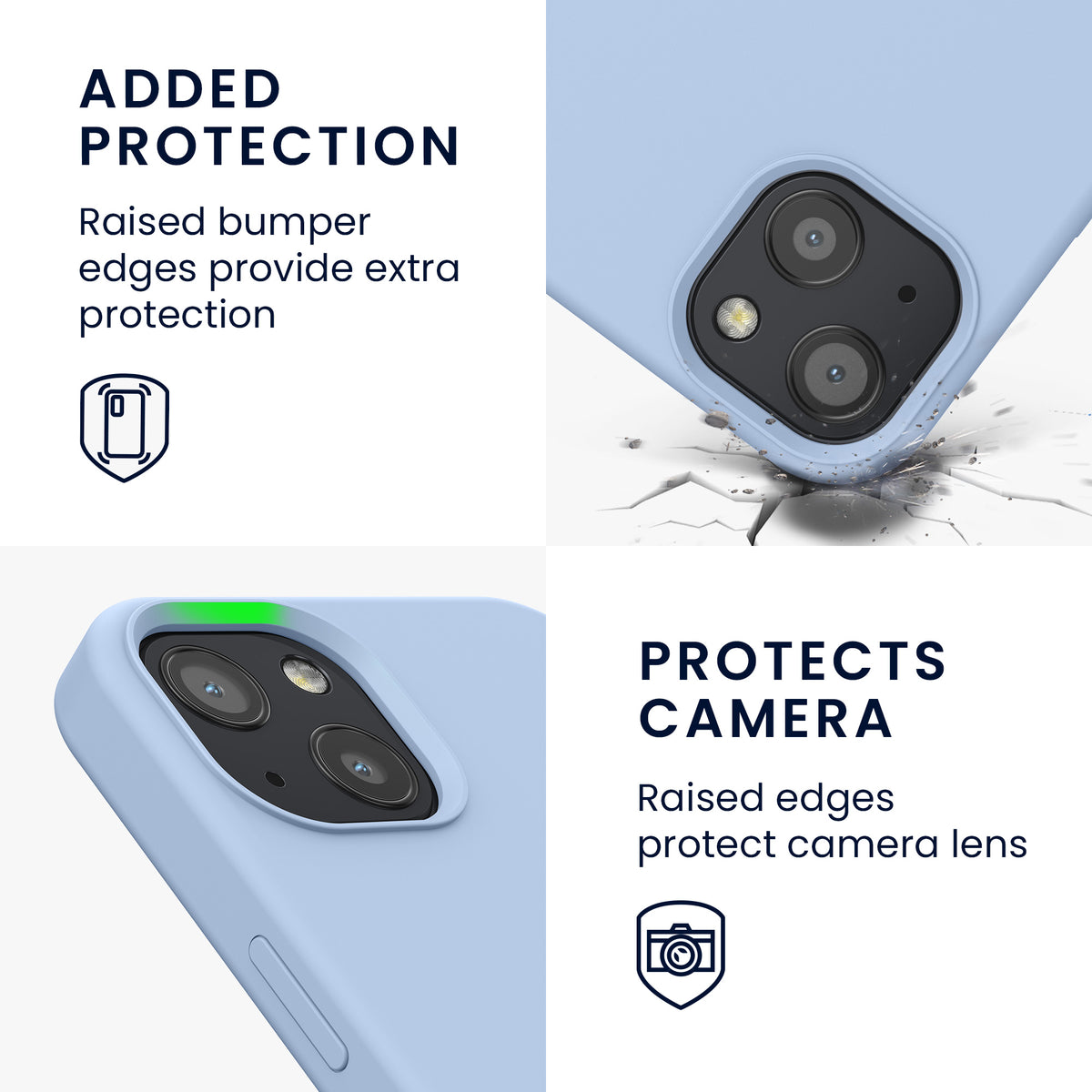 kwmobile Handyhülle für iPhone 13 Case - kabelloses Laden