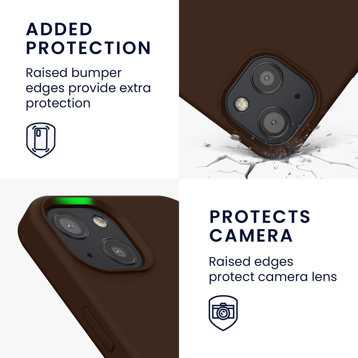 kwmobile Handyhülle für iPhone 13 Case - kabelloses Laden
