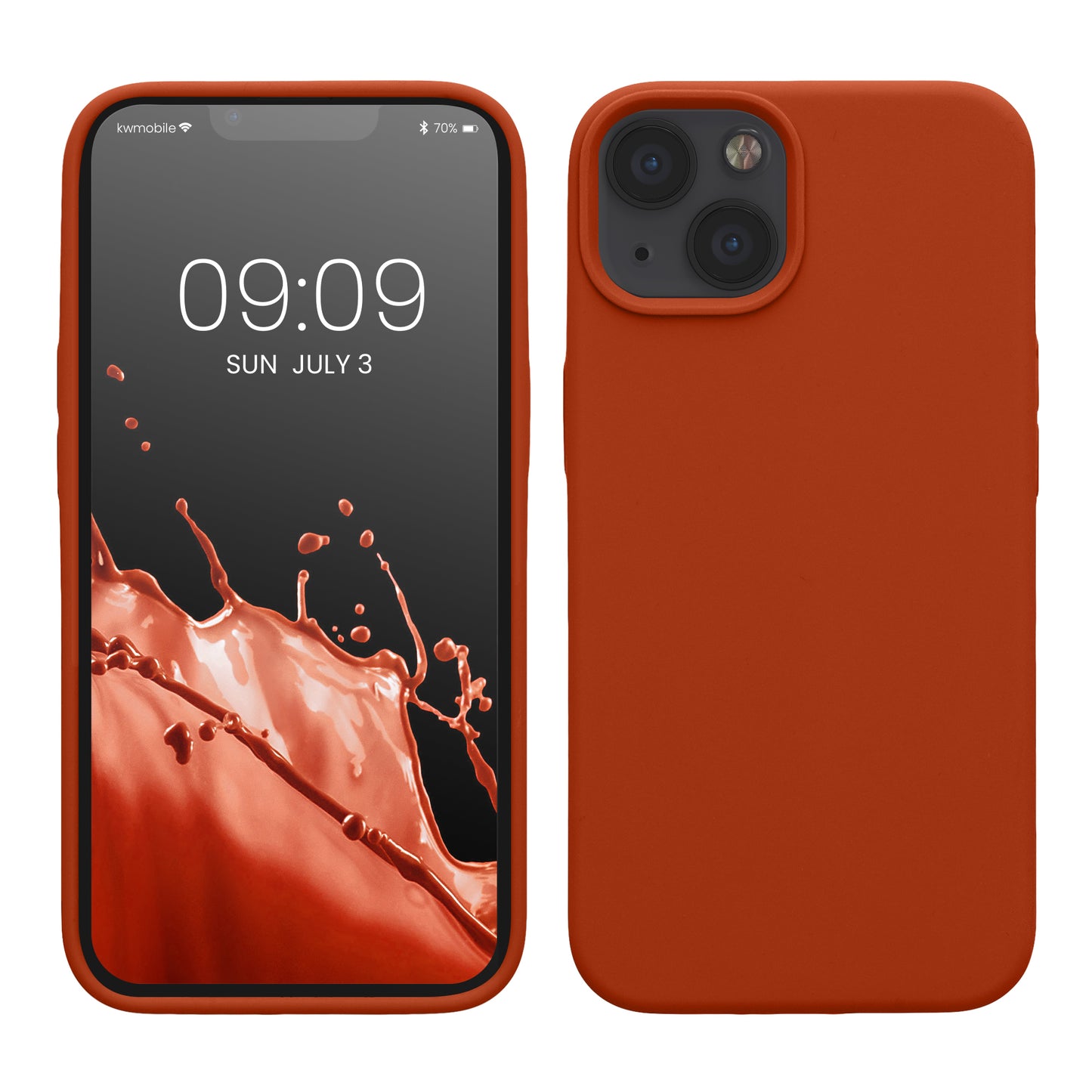 kwmobile Handyhülle für iPhone 13 Case - kabelloses Laden