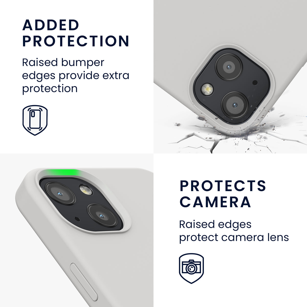 kwmobile Handyhülle für iPhone 13 Case - kabelloses Laden