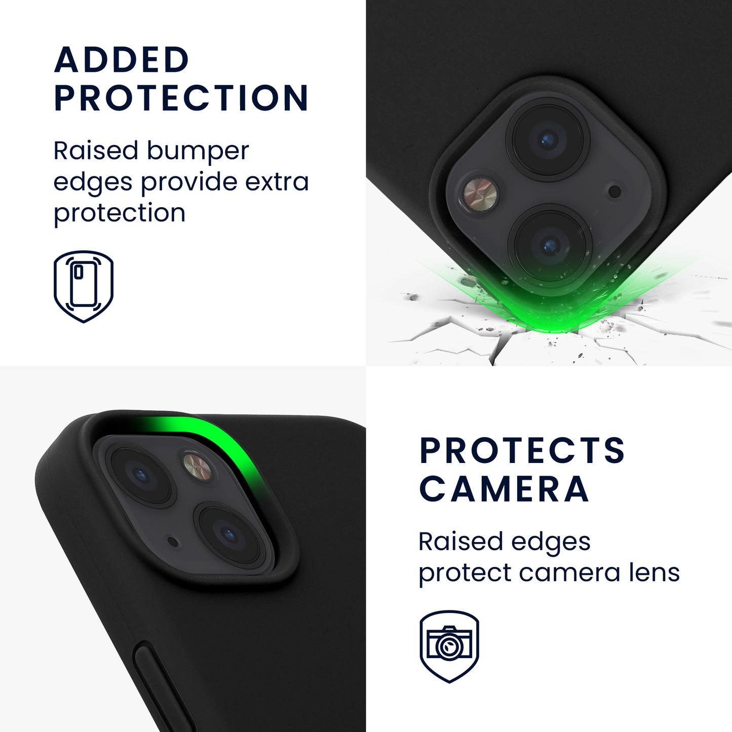 kwmobile Handyhülle für iPhone 13 Case - kabelloses Laden