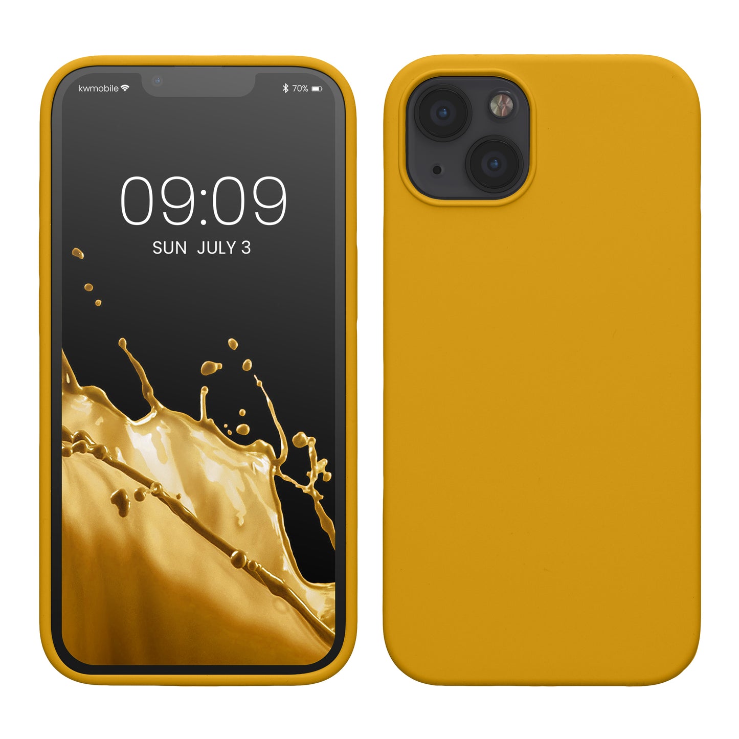 kwmobile Handyhülle für iPhone 13 Case - kabelloses Laden
