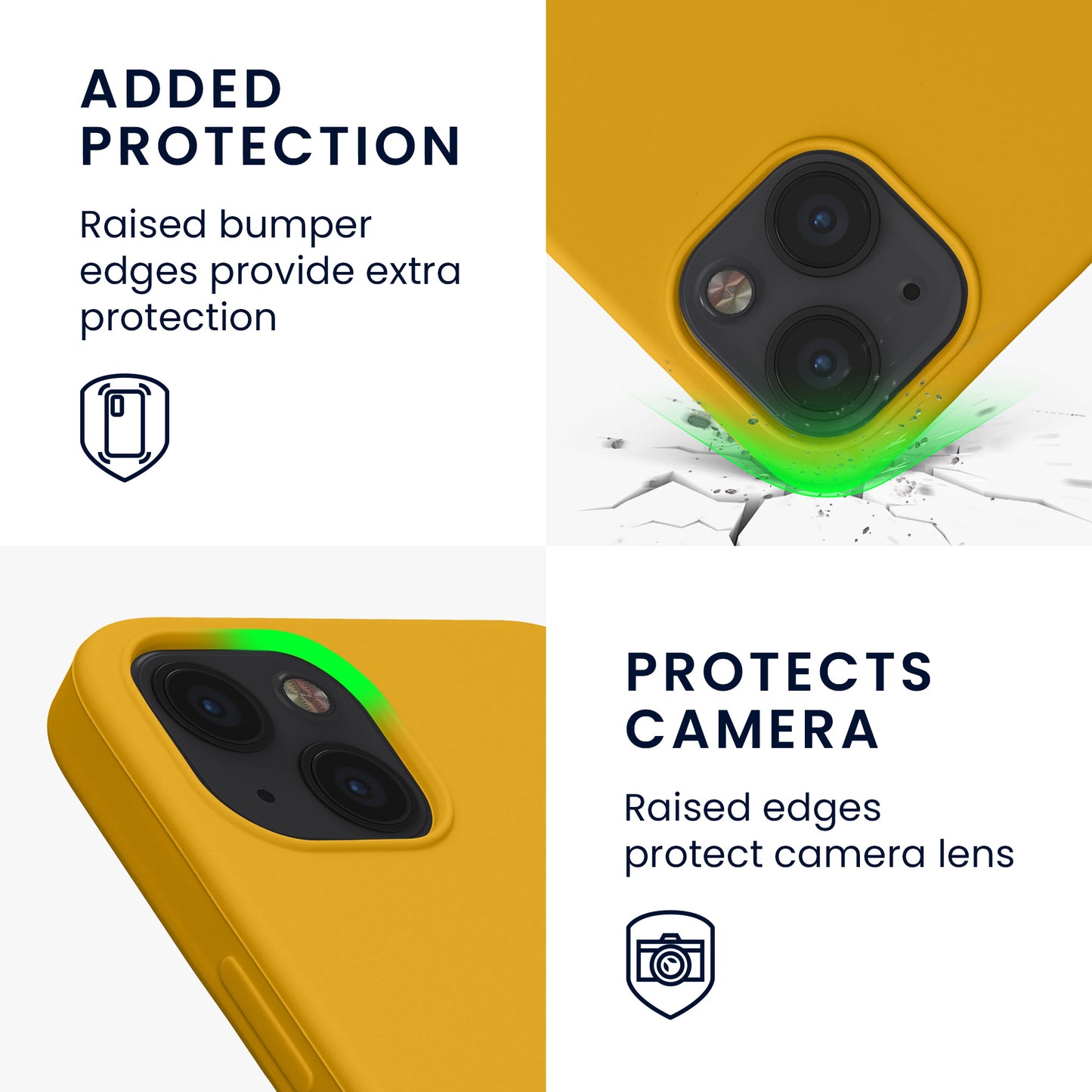 kwmobile Handyhülle für iPhone 13 Case - kabelloses Laden