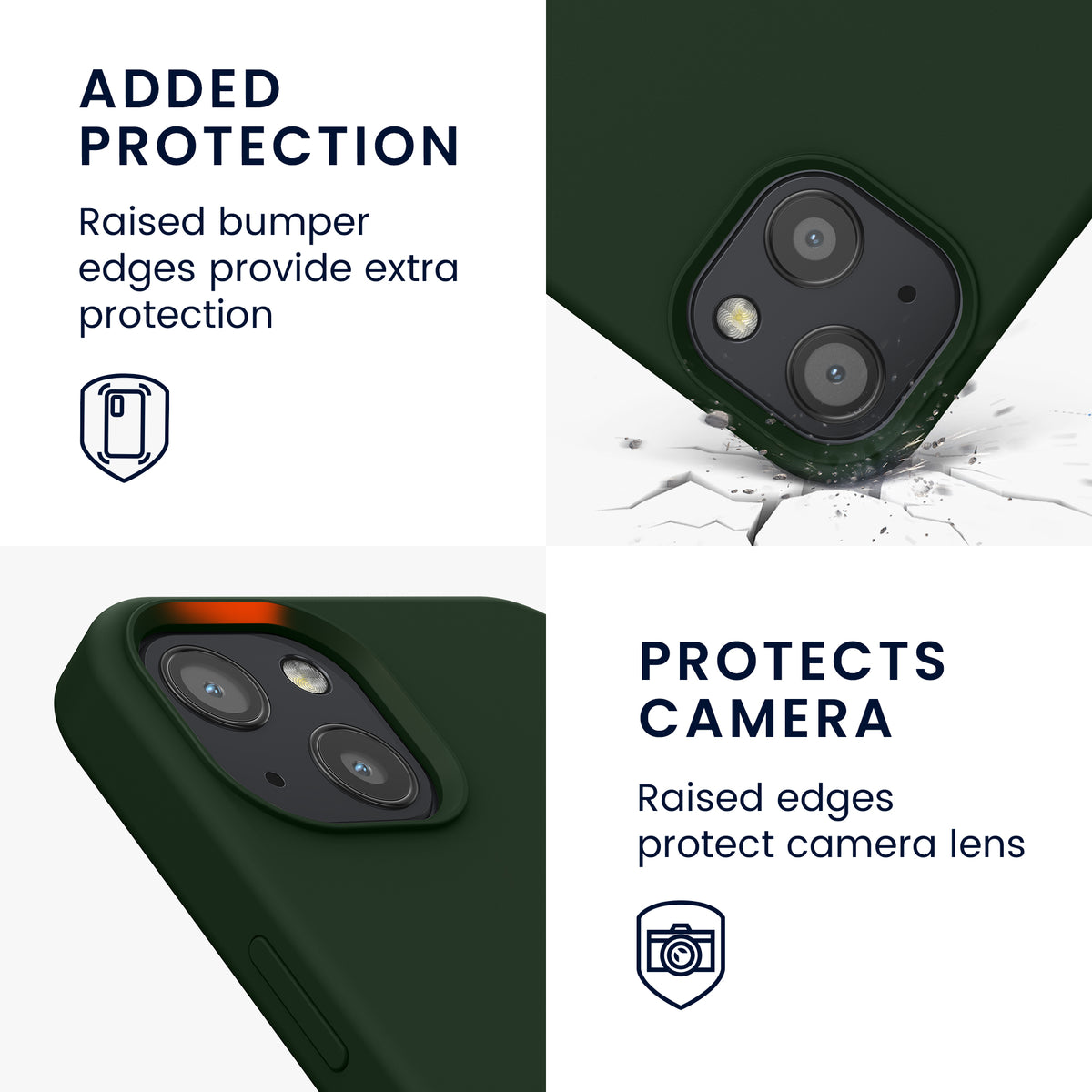 kwmobile Handyhülle für iPhone 13 Case - kabelloses Laden