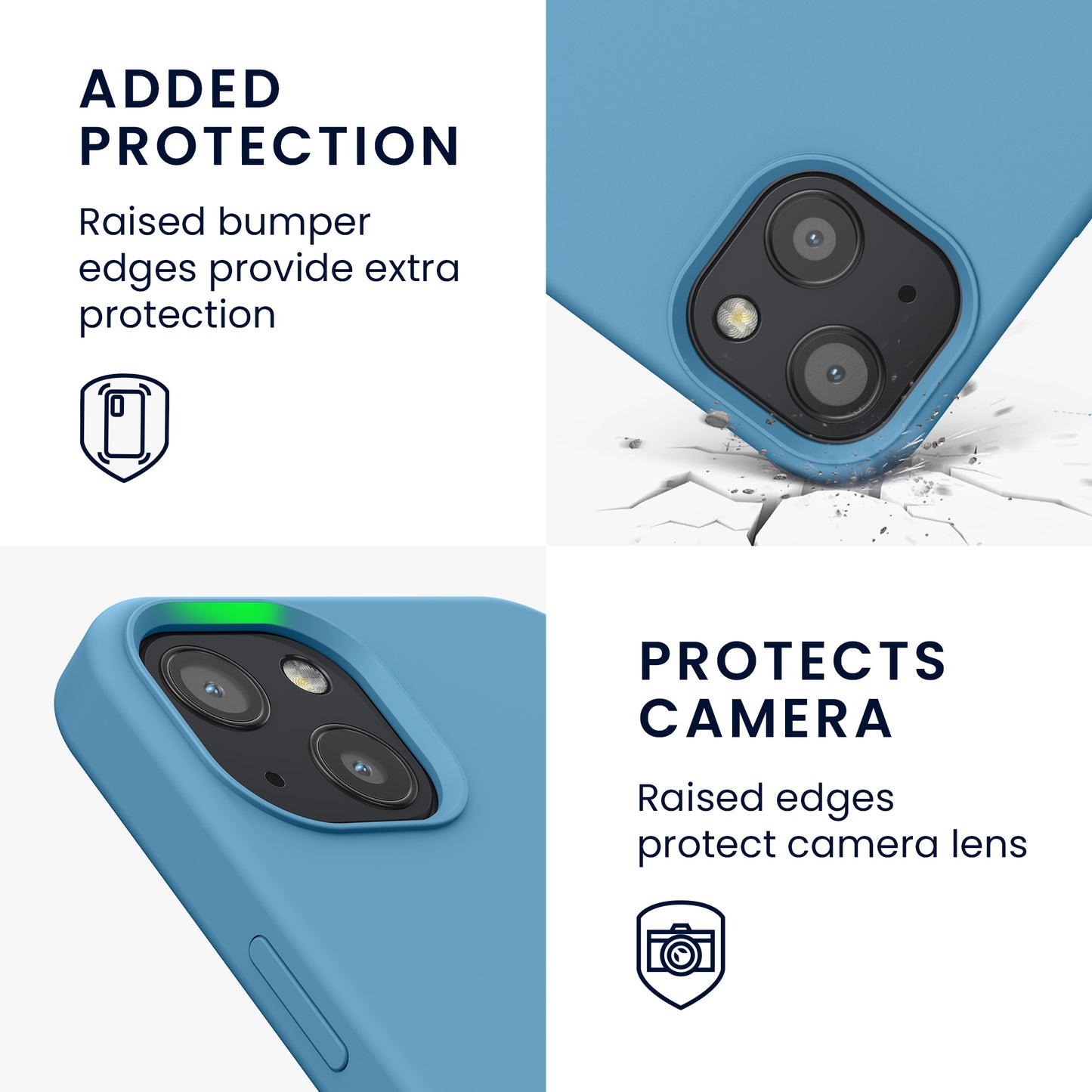 kwmobile Handyhülle für iPhone 13 Case - kabelloses Laden