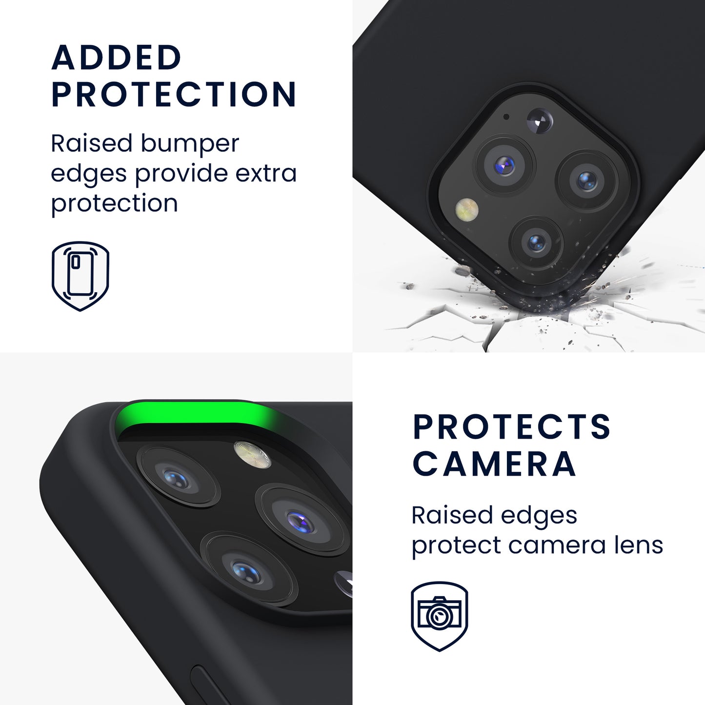 kwmobile Handyhülle für iPhone 13 Pro Case - kabelloses Laden