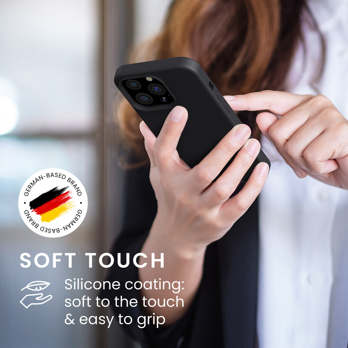 kwmobile Handyhülle für iPhone 13 Pro Case - kabelloses Laden