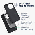kwmobile Handyhülle für iPhone 13 Pro Case - kabelloses Laden