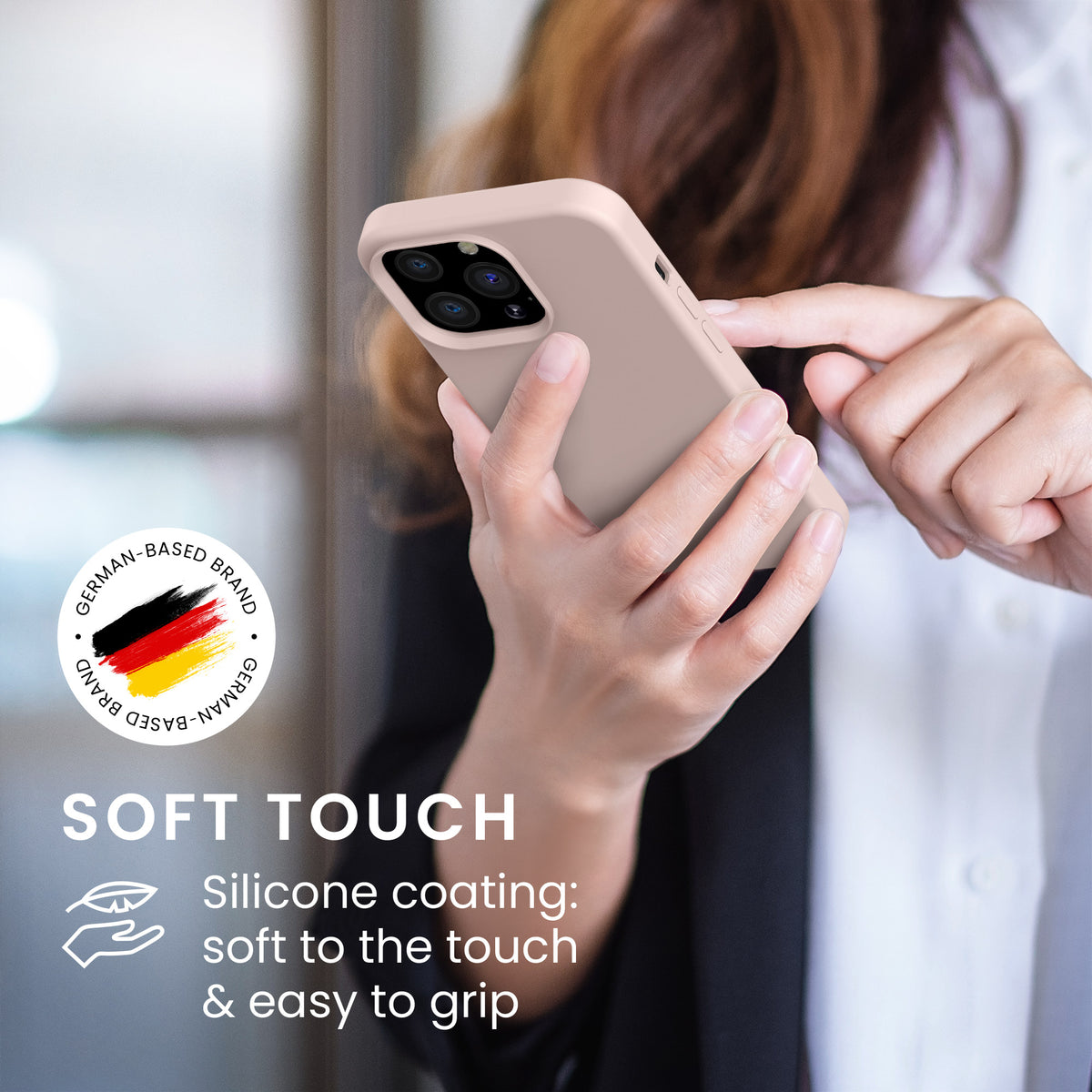 kwmobile Handyhülle für iPhone 13 Pro Case - kabelloses Laden