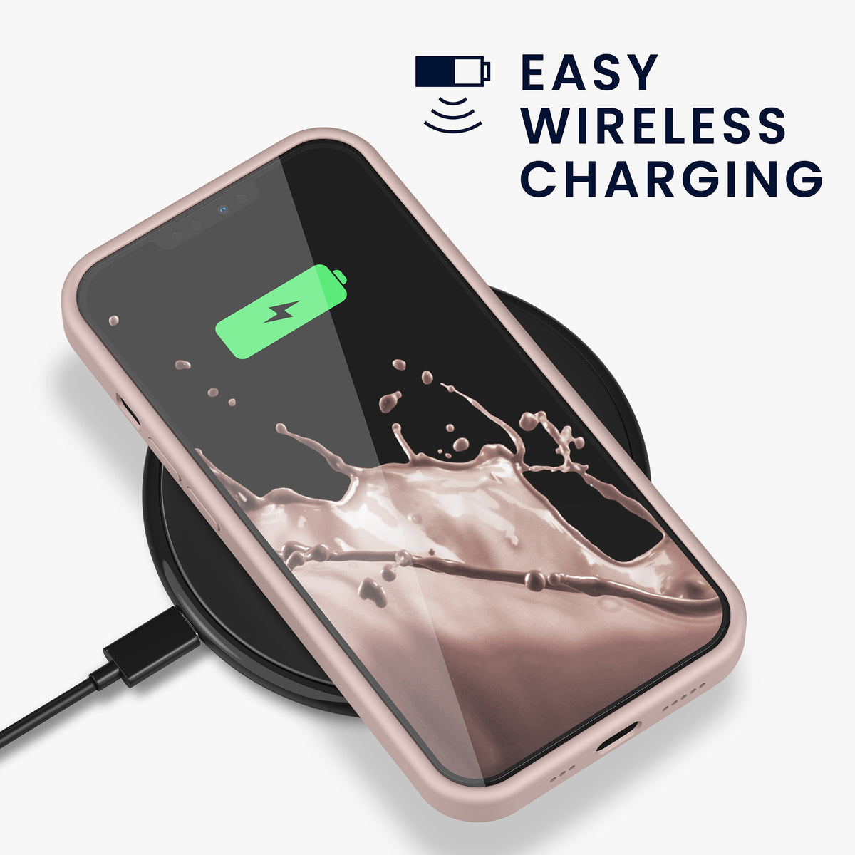kwmobile Handyhülle für iPhone 13 Pro Case - kabelloses Laden