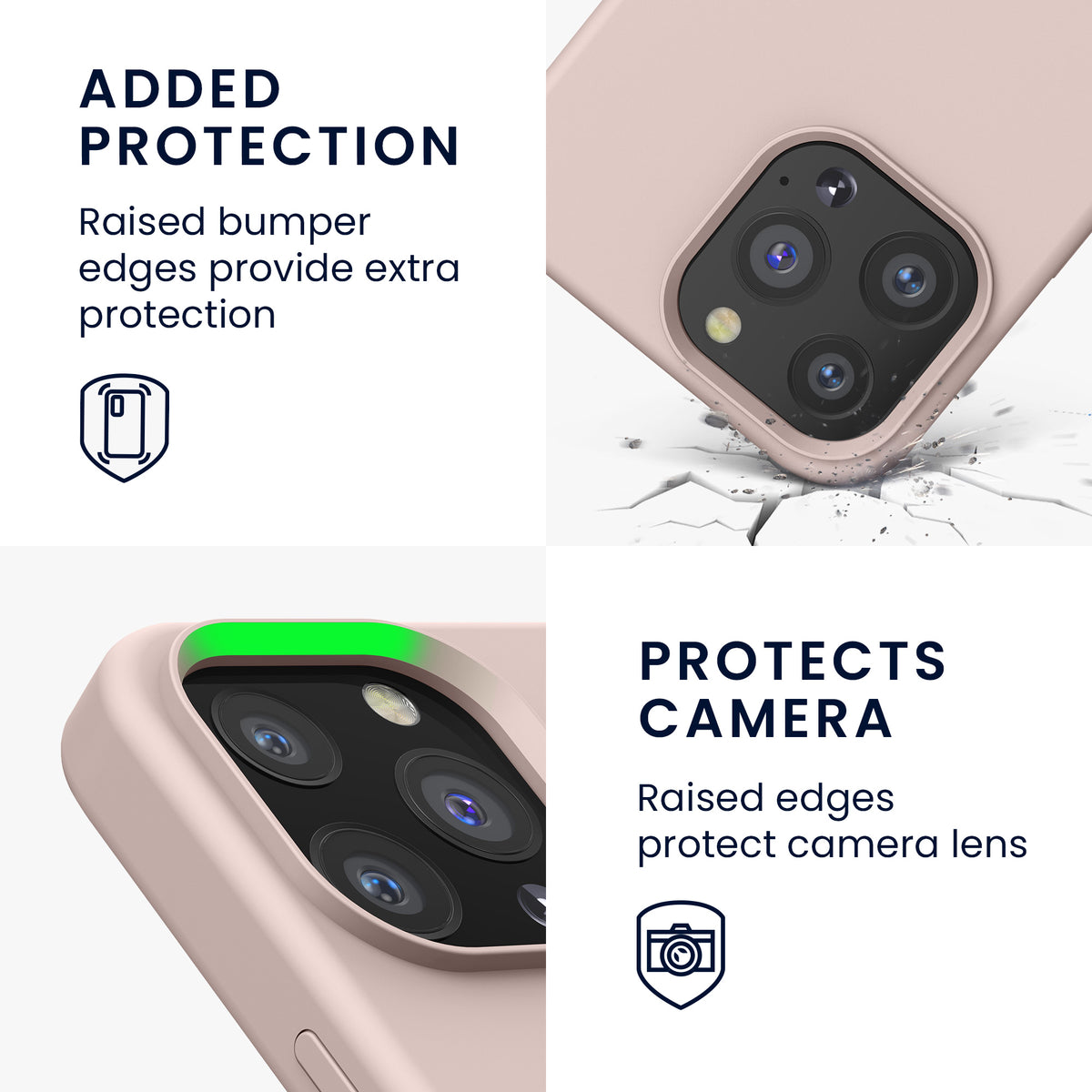 kwmobile Handyhülle für iPhone 13 Pro Case - kabelloses Laden
