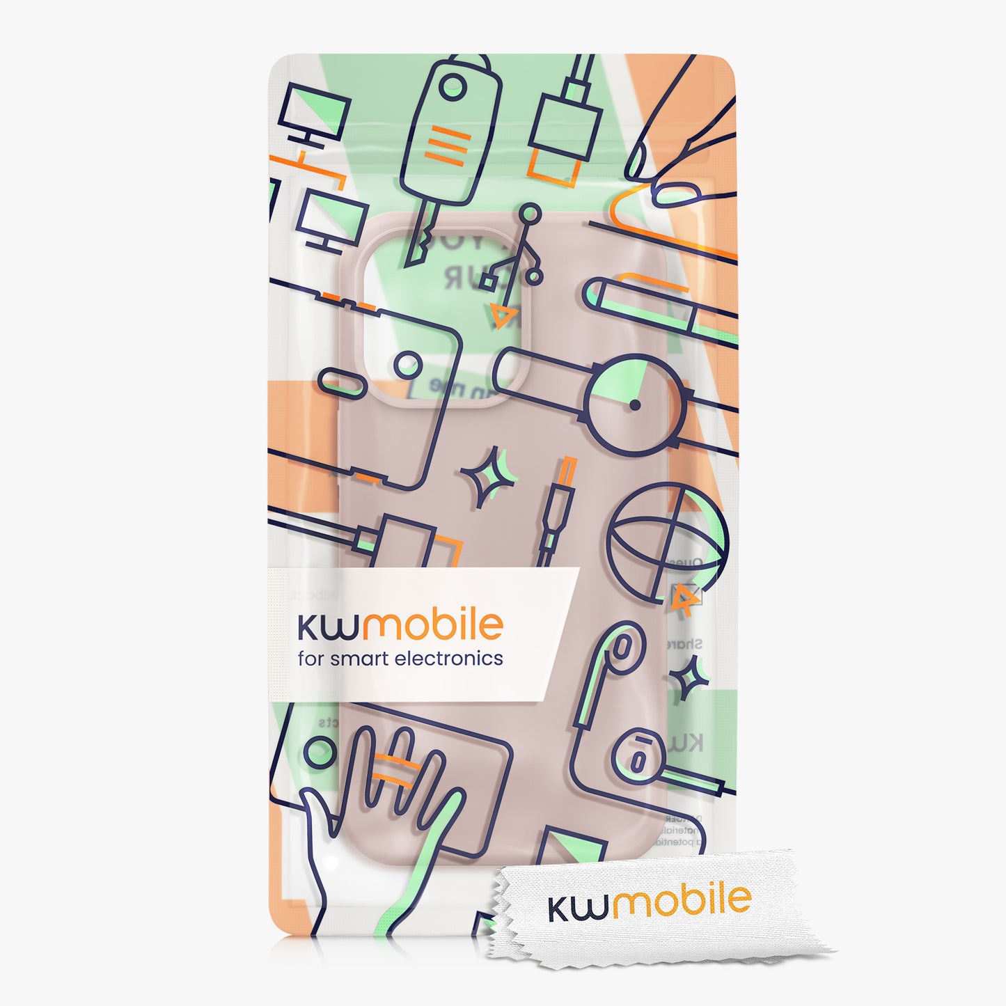kwmobile Handyhülle für iPhone 13 Pro Case - kabelloses Laden