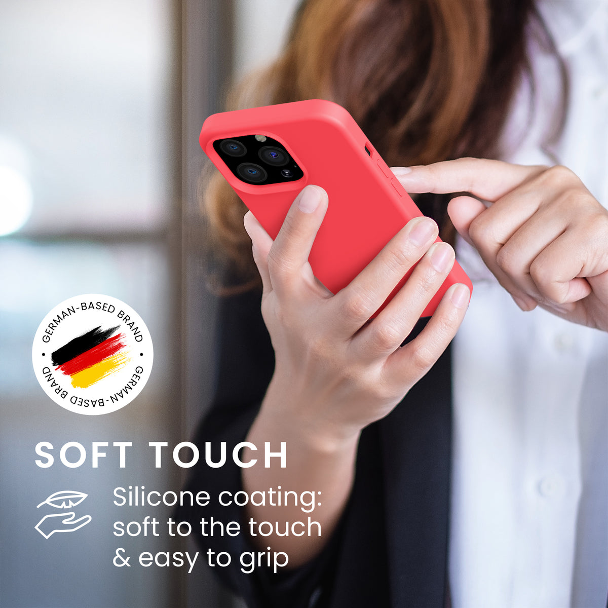 kwmobile Handyhülle für iPhone 13 Pro Case - kabelloses Laden