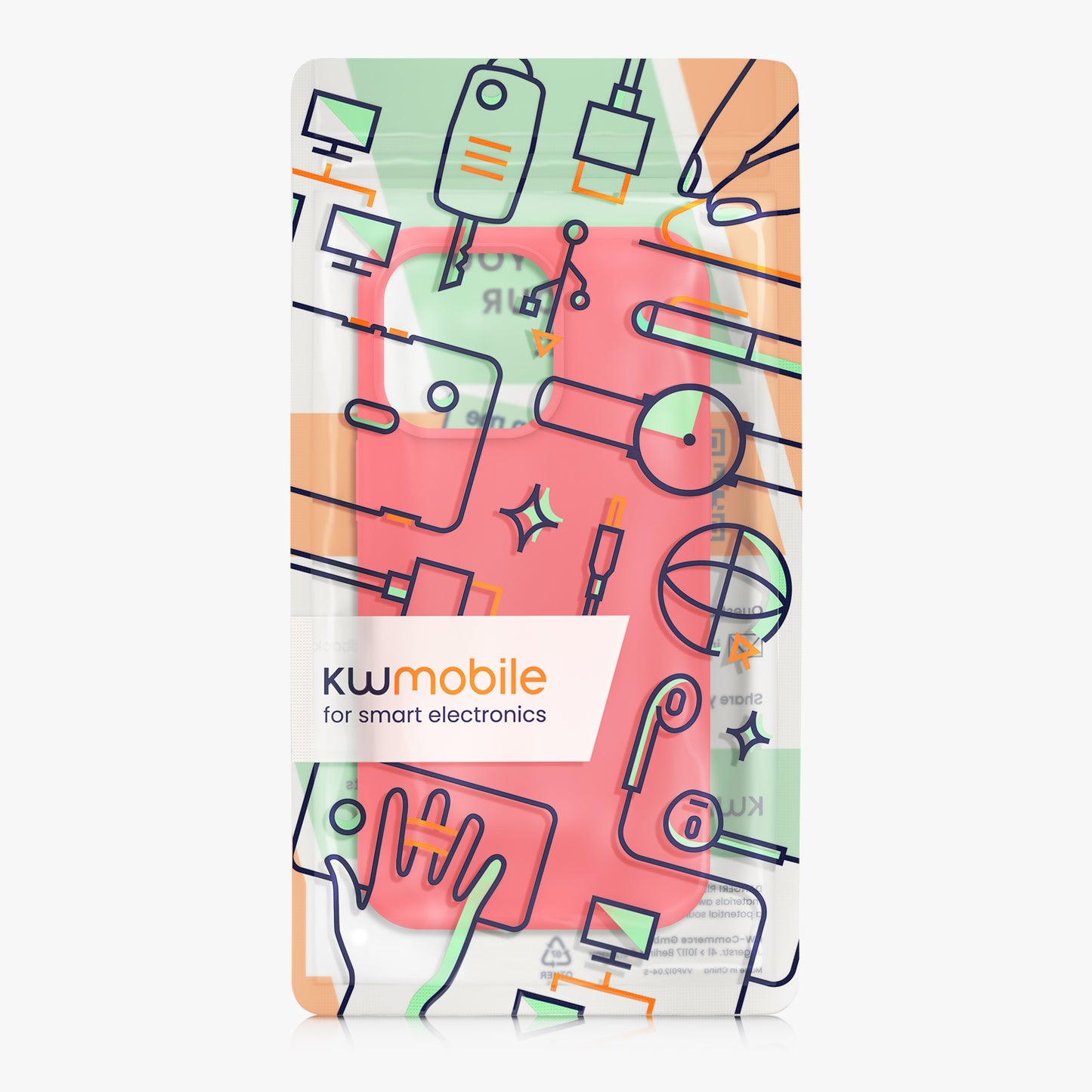 kwmobile Handyhülle für iPhone 13 Pro Case - kabelloses Laden