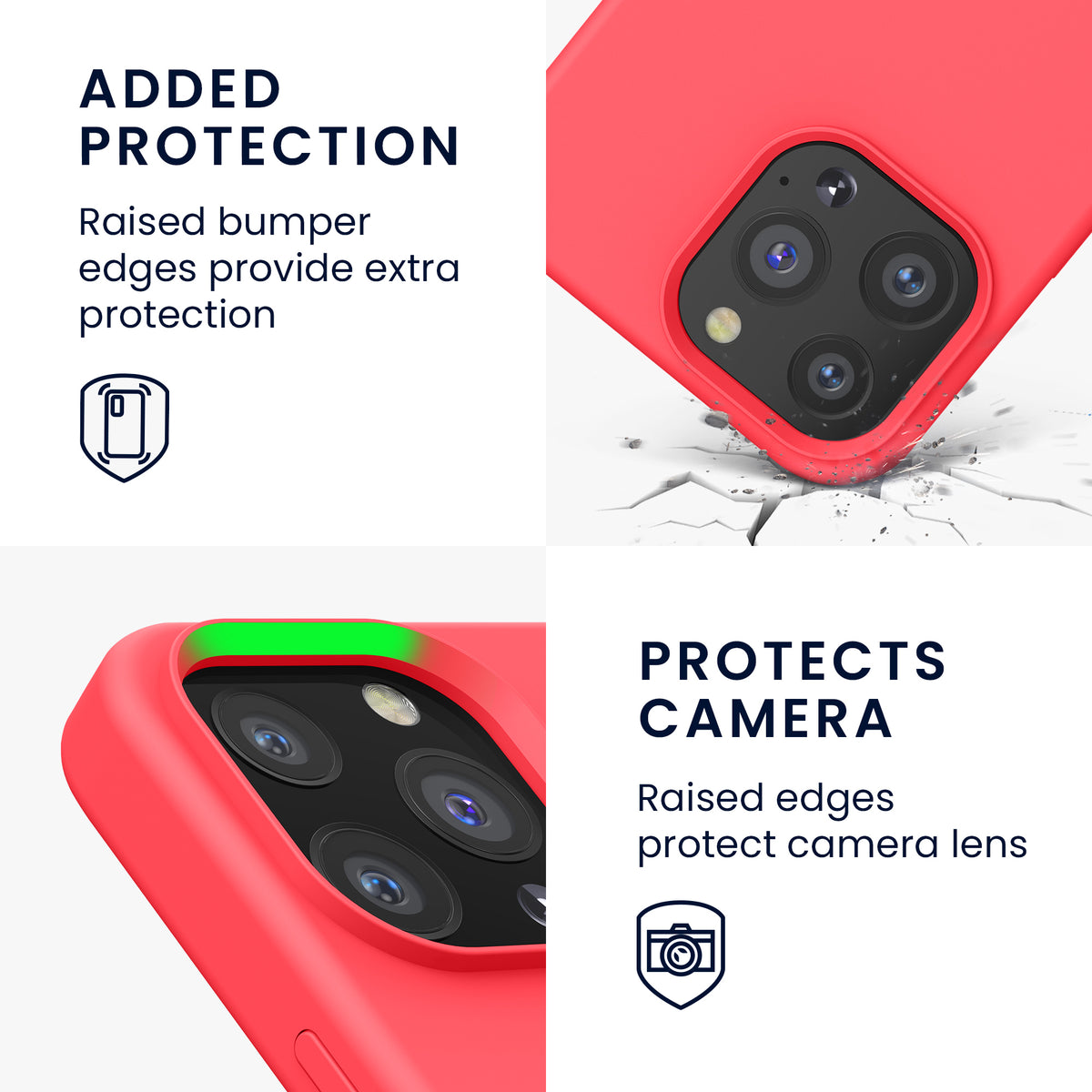 kwmobile Handyhülle für iPhone 13 Pro Case - kabelloses Laden