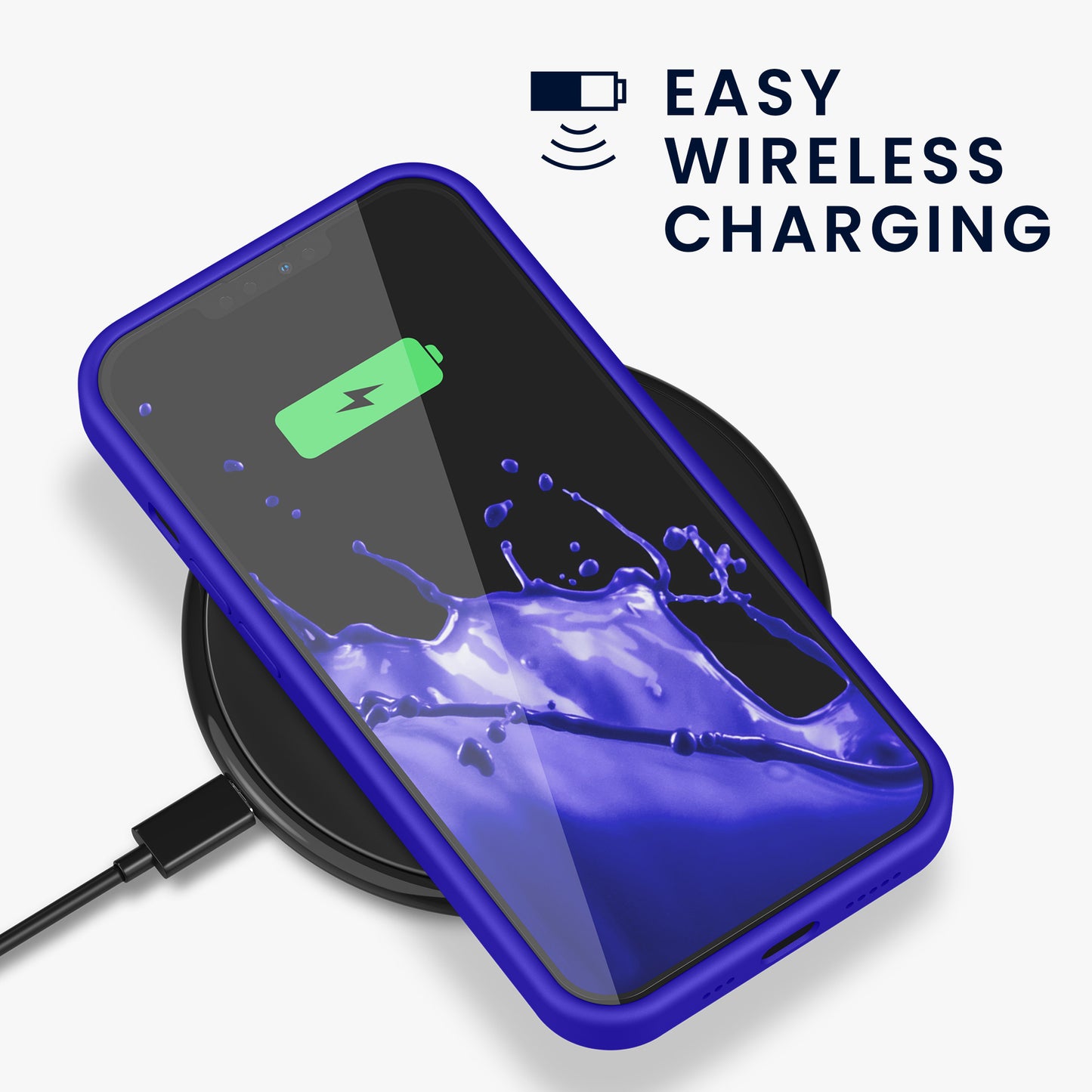 kwmobile Handyhülle für iPhone 13 Pro Case - kabelloses Laden