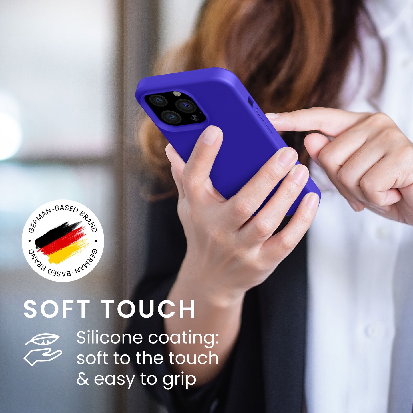 kwmobile Handyhülle für iPhone 13 Pro Case - kabelloses Laden