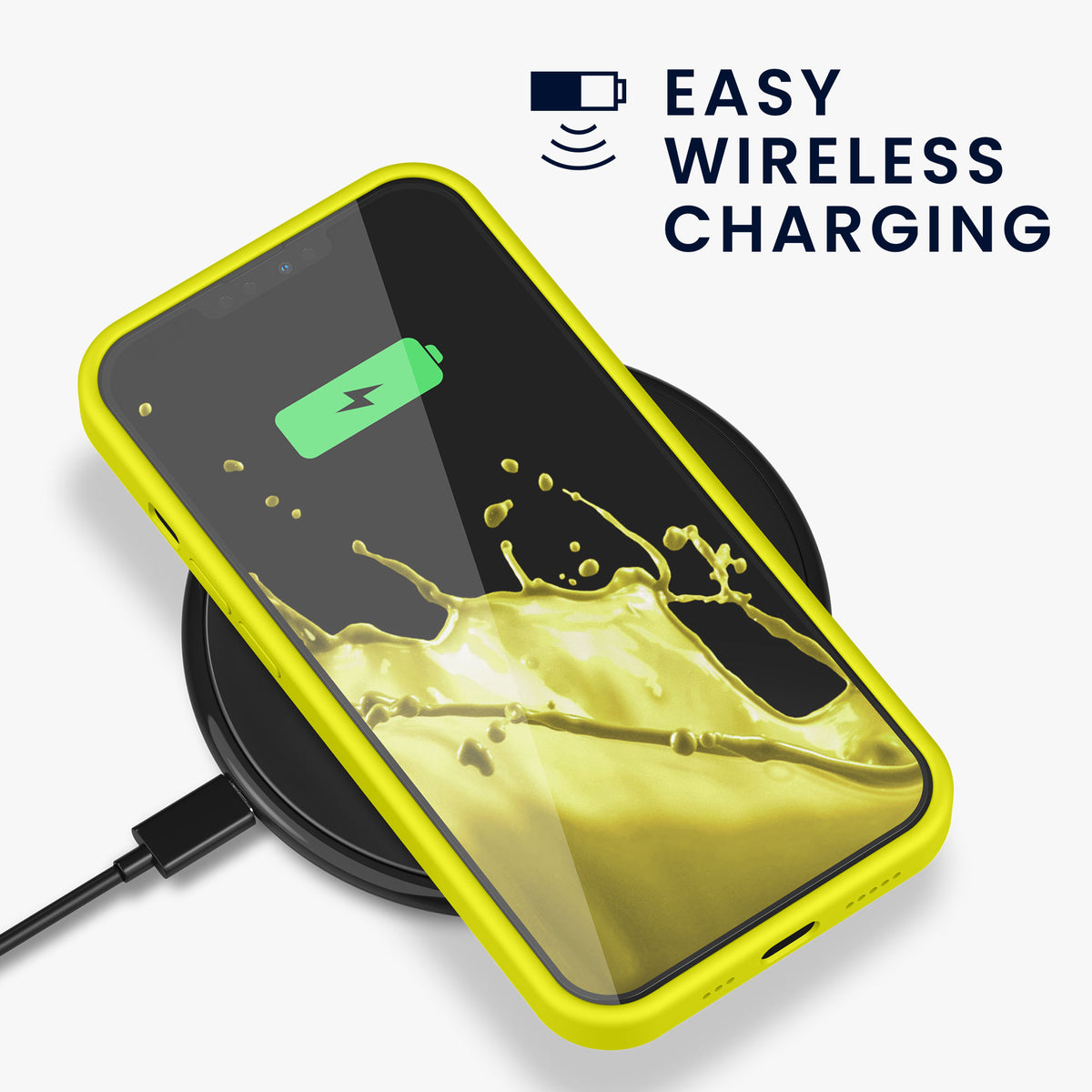 kwmobile Handyhülle für iPhone 13 Pro Case - kabelloses Laden