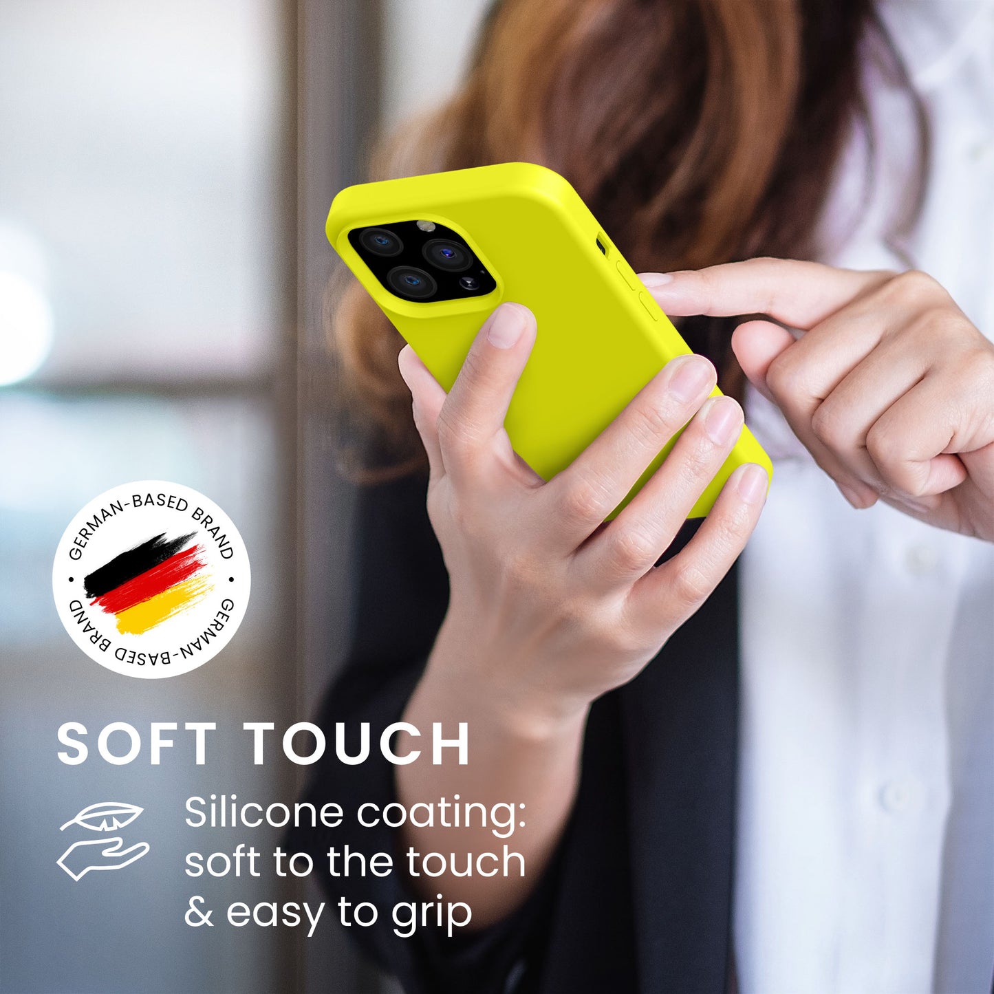kwmobile Handyhülle für iPhone 13 Pro Case - kabelloses Laden