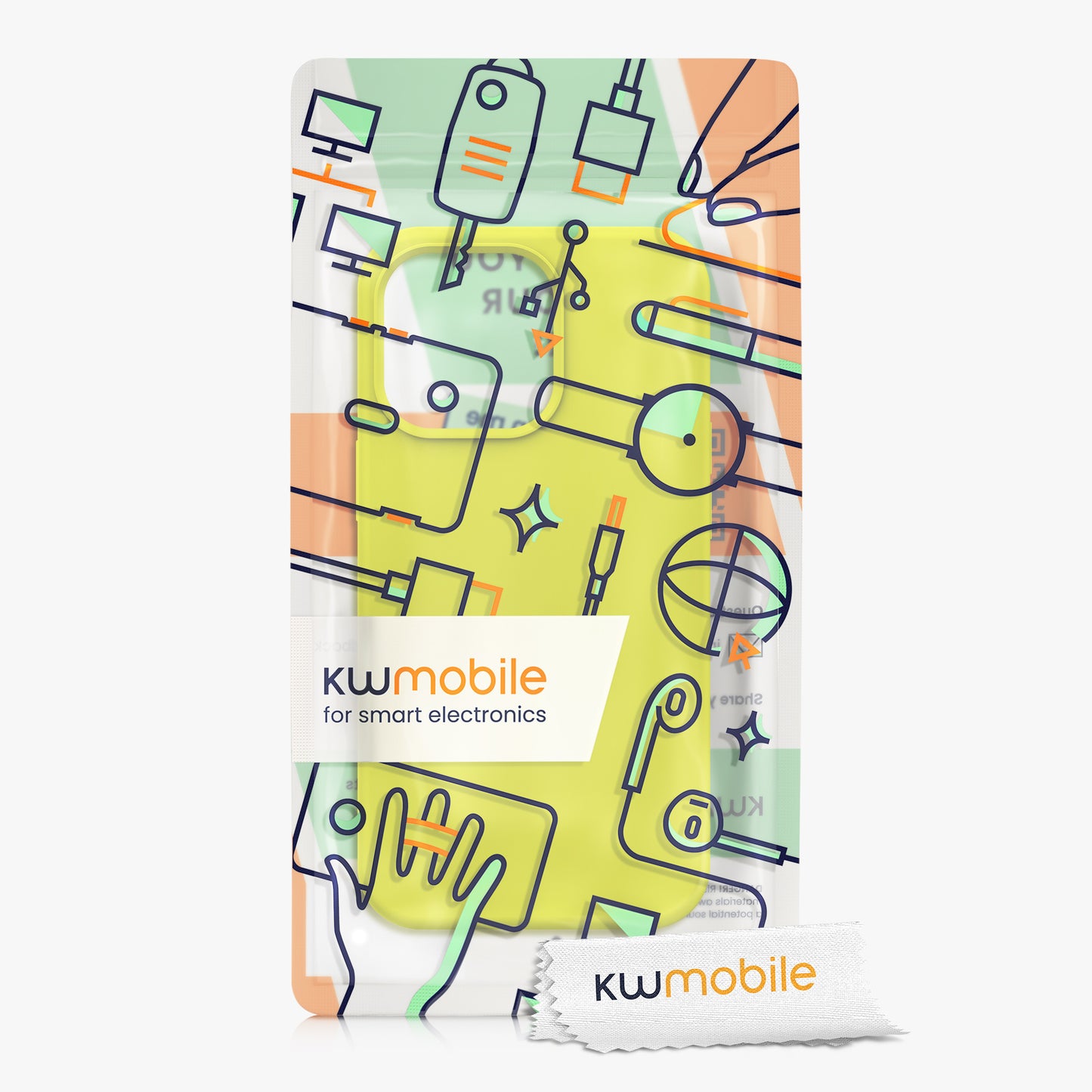 kwmobile Handyhülle für iPhone 13 Pro Case - kabelloses Laden