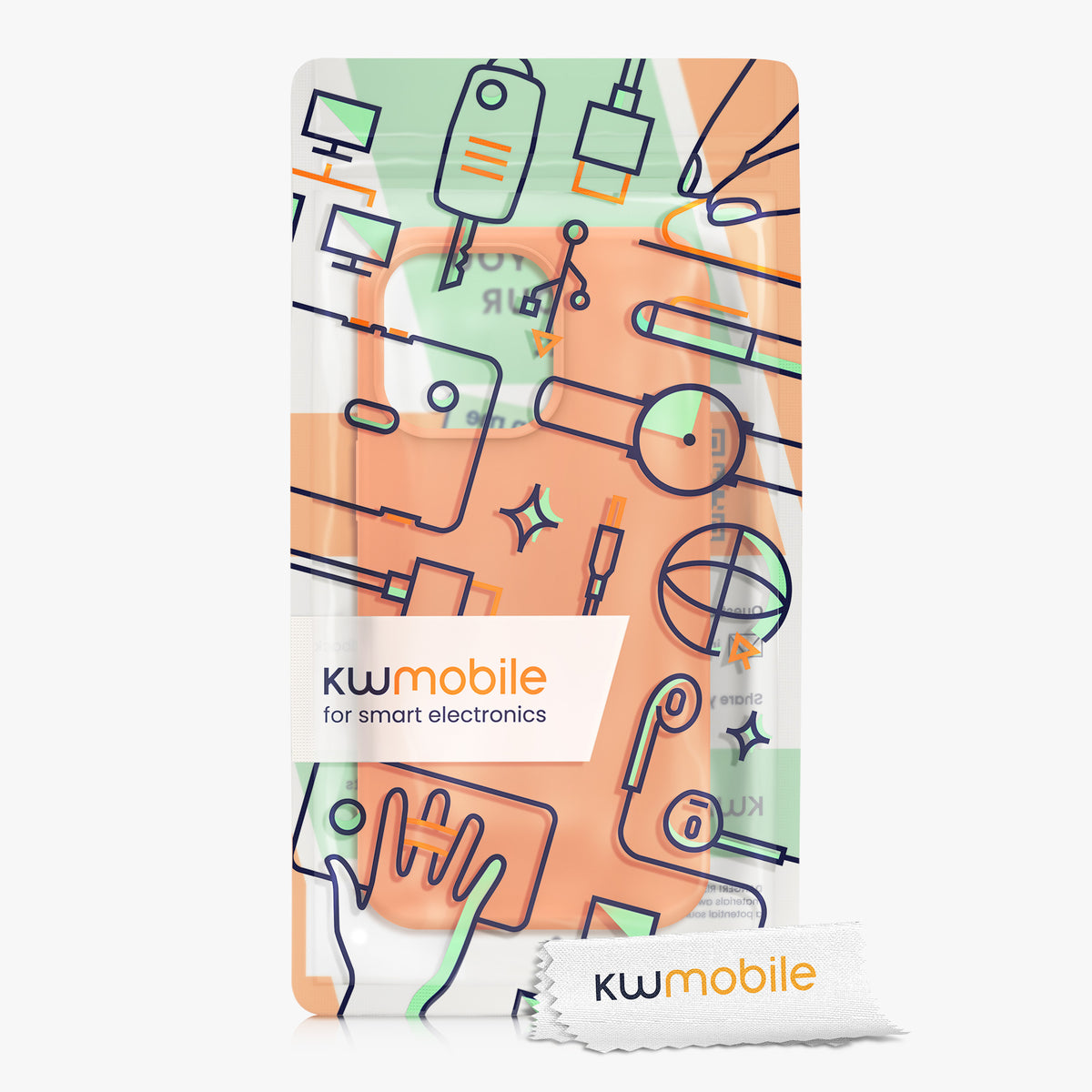 kwmobile Handyhülle für iPhone 13 Pro Case - kabelloses Laden
