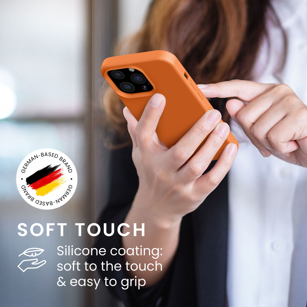 kwmobile Handyhülle für iPhone 13 Pro Case - kabelloses Laden