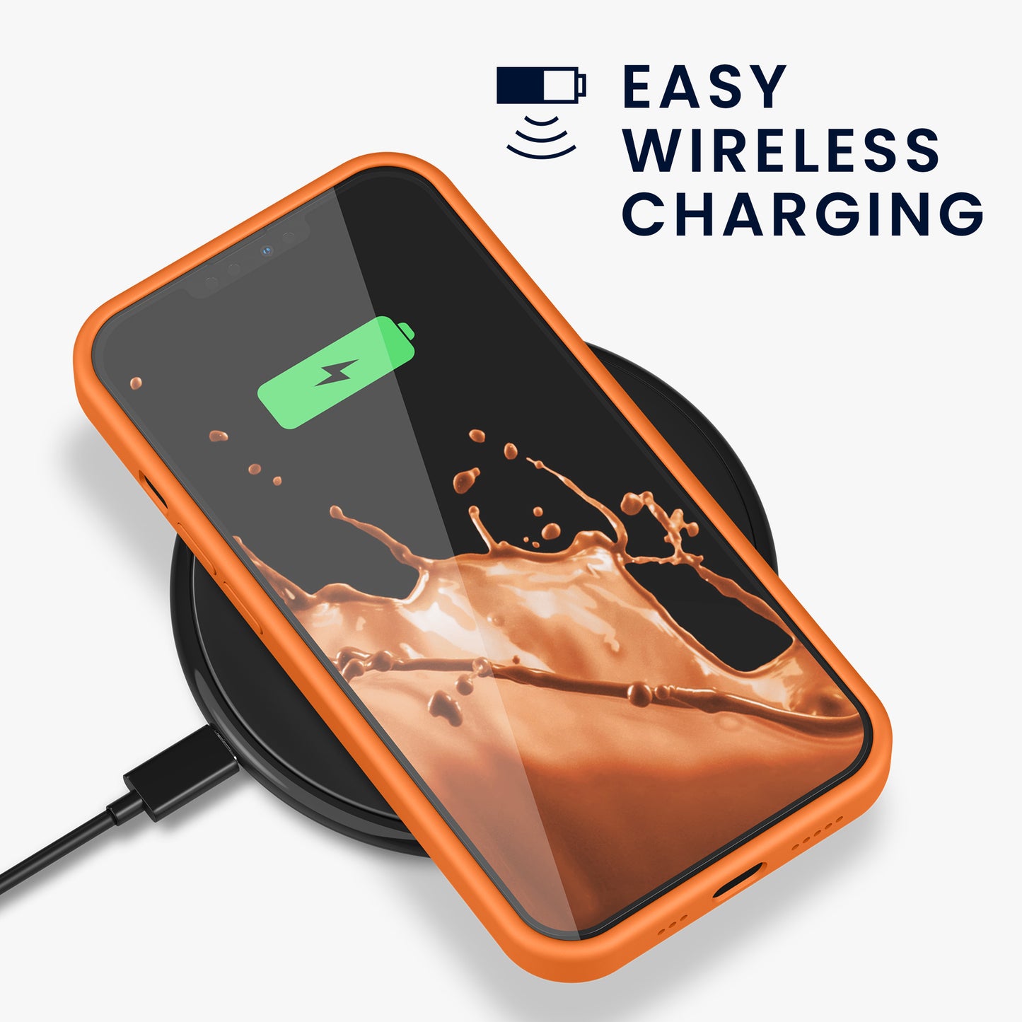 kwmobile Handyhülle für iPhone 13 Pro Case - kabelloses Laden