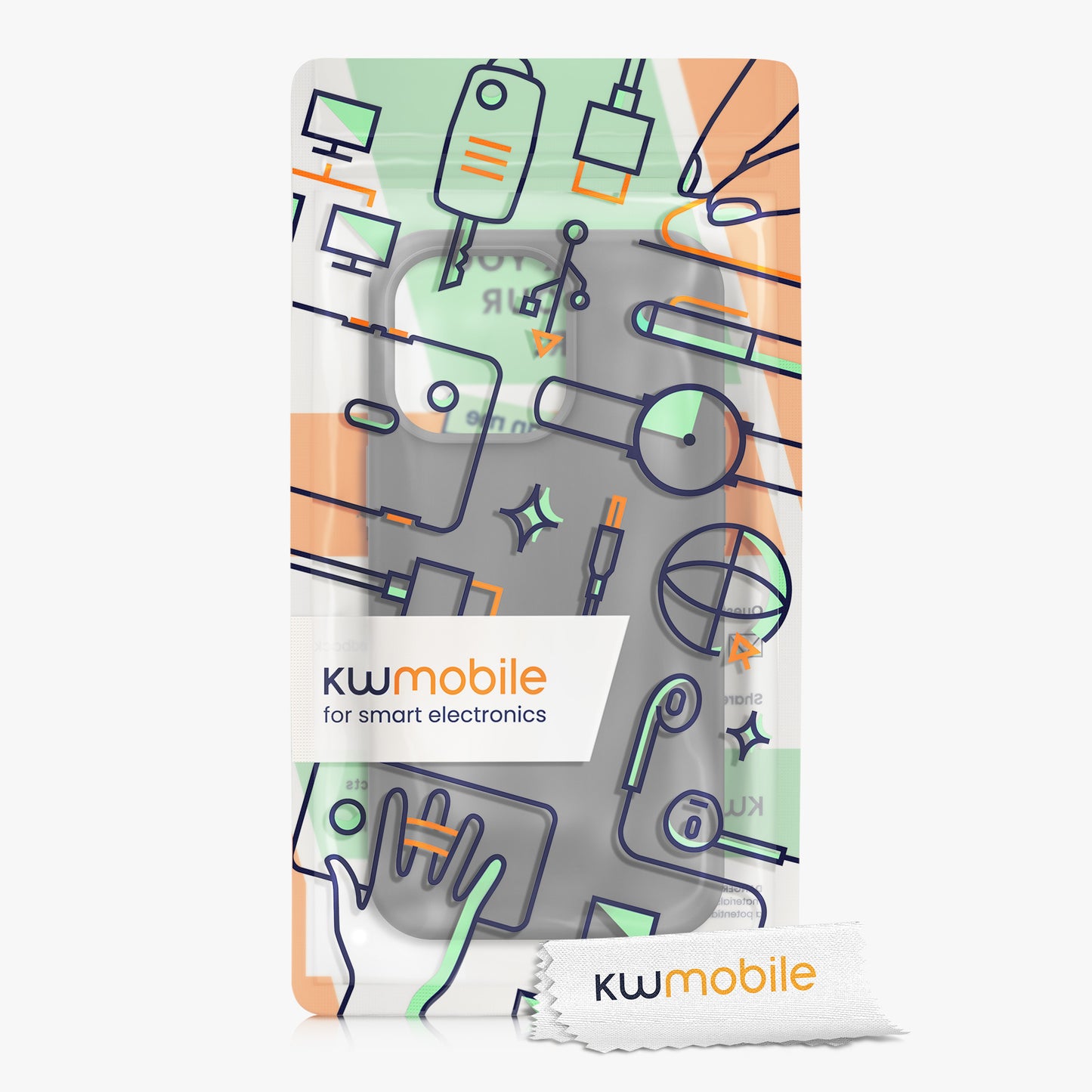 kwmobile Handyhülle für iPhone 13 Pro Case - kabelloses Laden