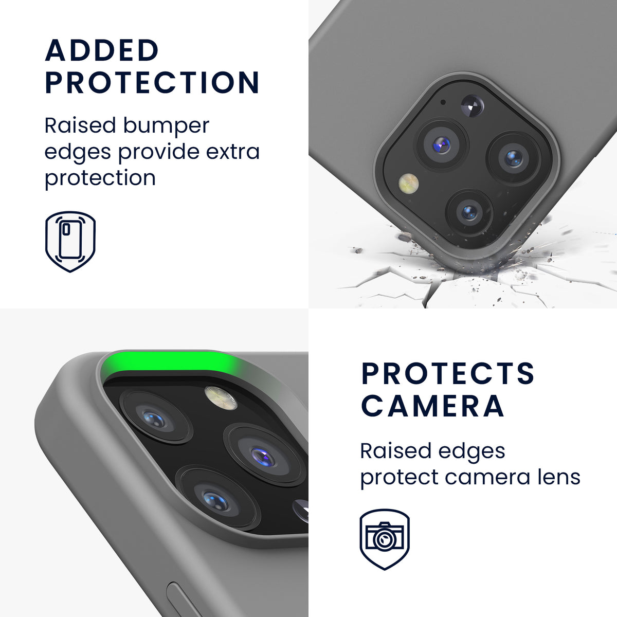 kwmobile Handyhülle für iPhone 13 Pro Case - kabelloses Laden