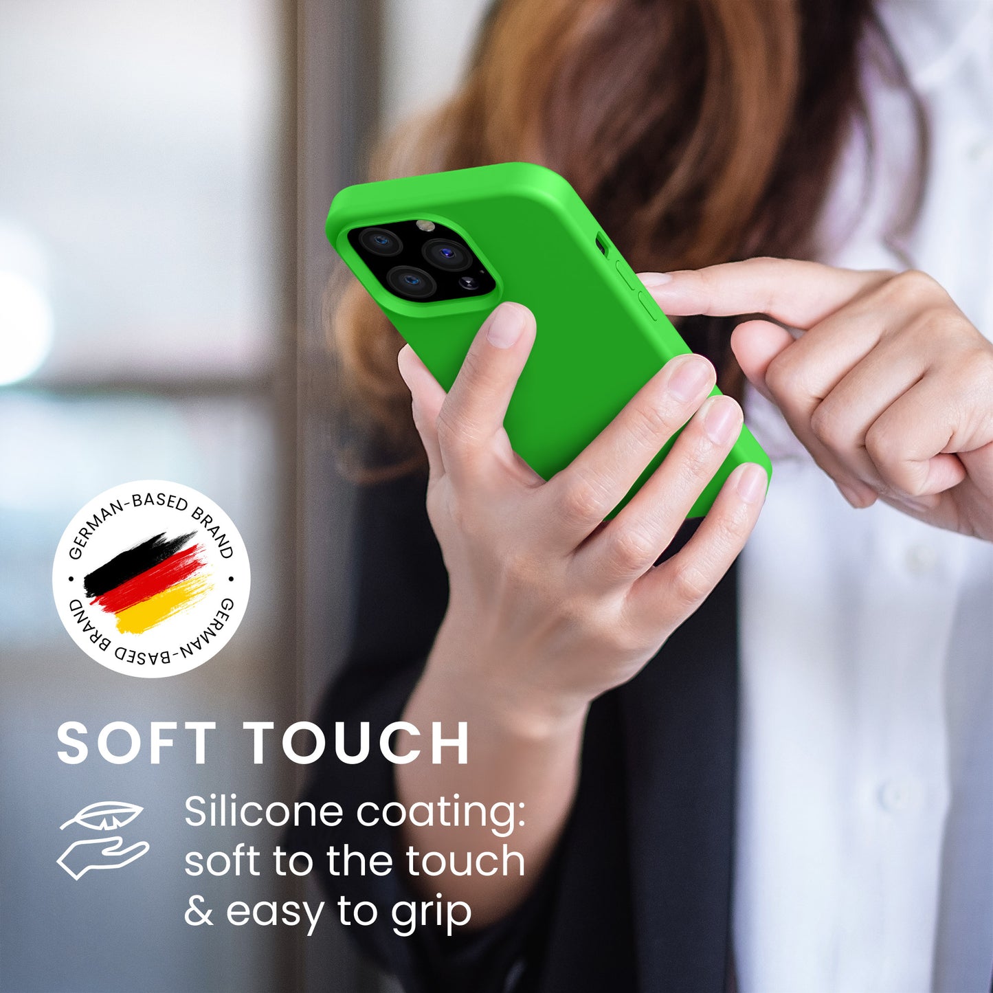 kwmobile Handyhülle für iPhone 13 Pro Case - kabelloses Laden