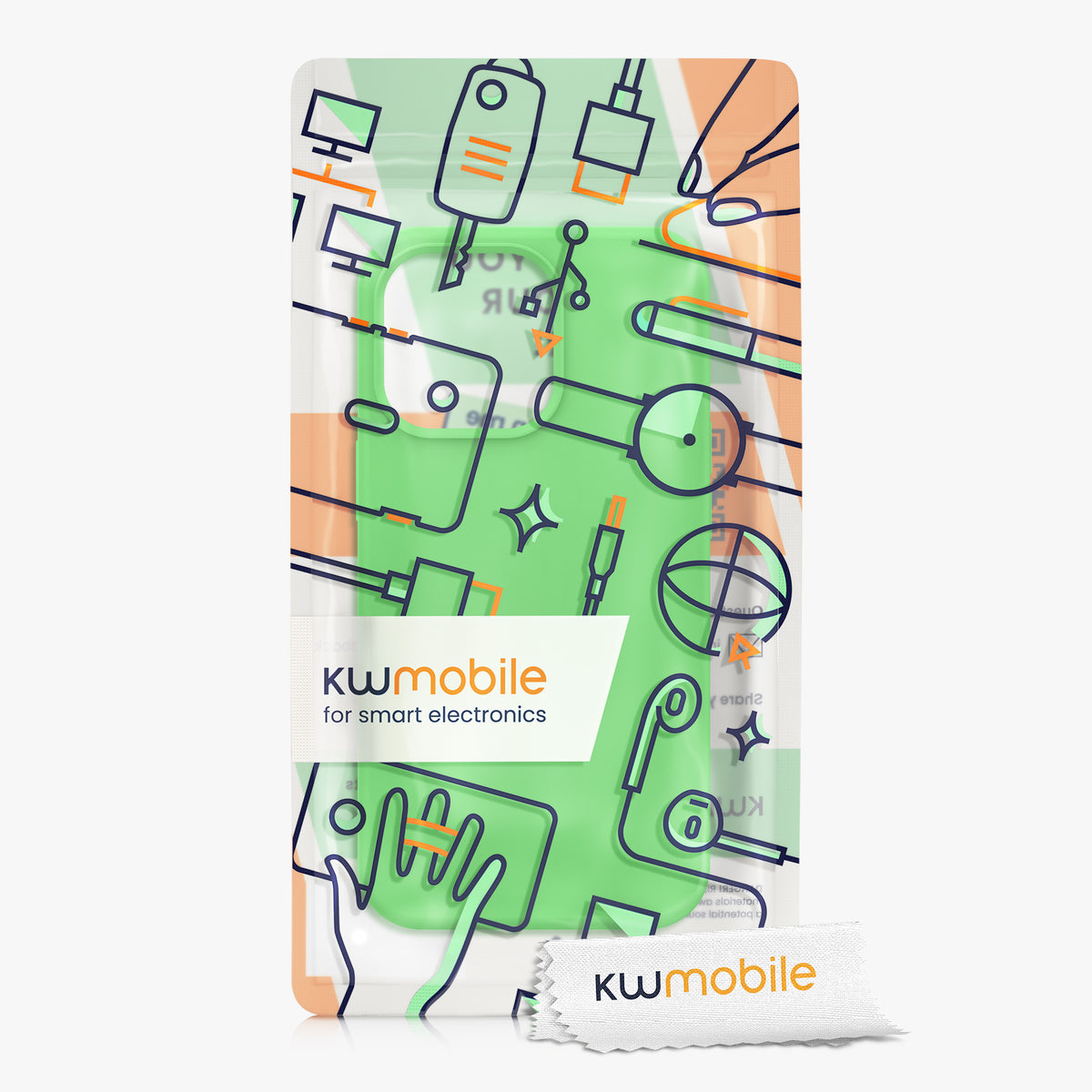 kwmobile Handyhülle für iPhone 13 Pro Case - kabelloses Laden