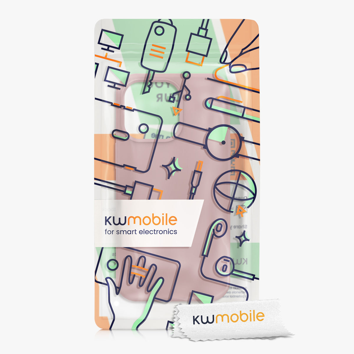 kwmobile Handyhülle für iPhone 13 Pro Case - kabelloses Laden