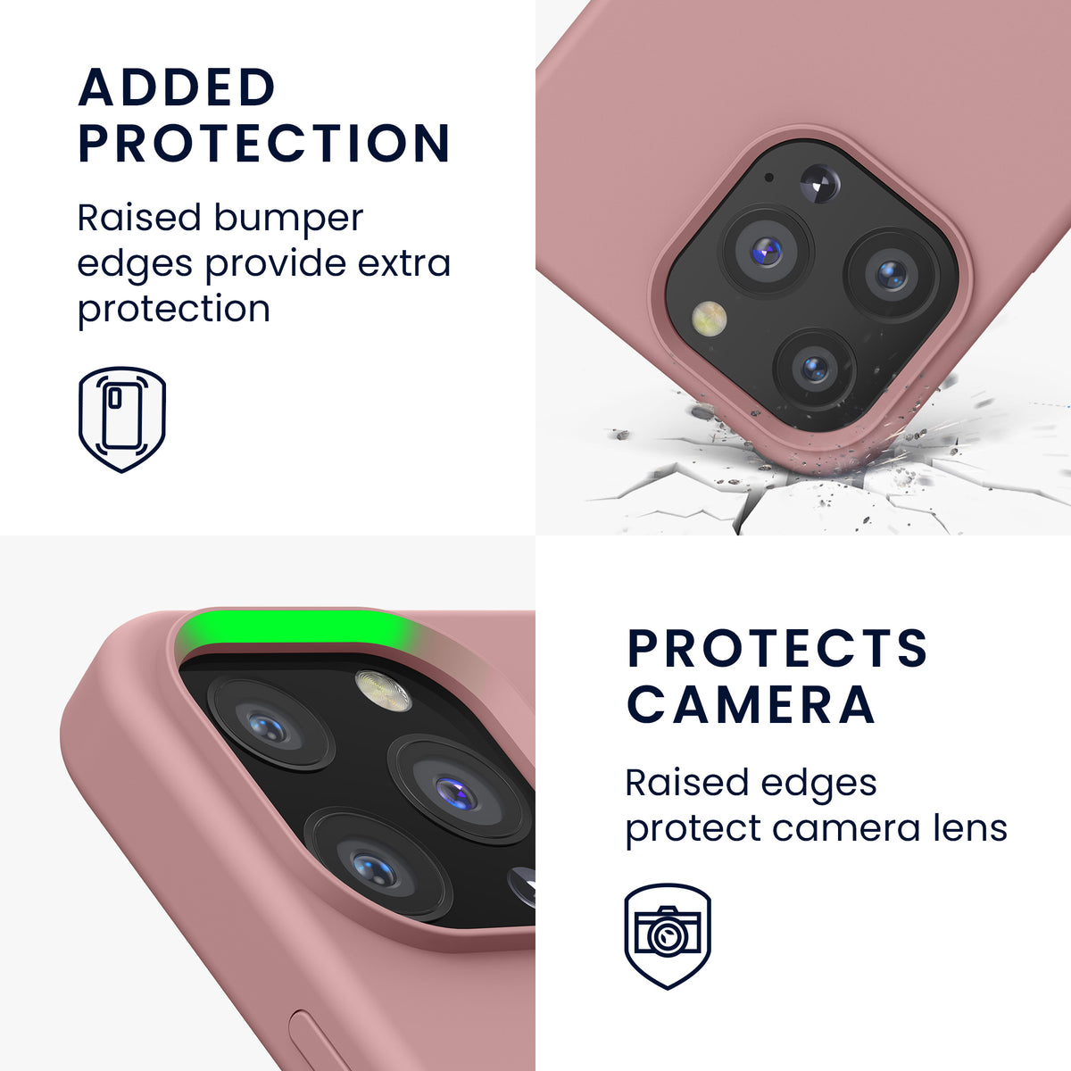 kwmobile Handyhülle für iPhone 13 Pro Case - kabelloses Laden