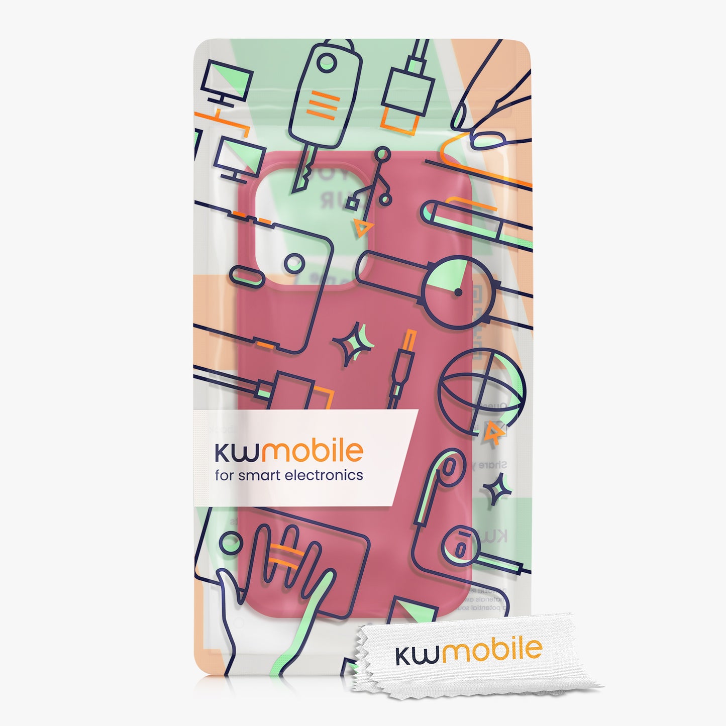 kwmobile Handyhülle für iPhone 13 Pro Case - kabelloses Laden