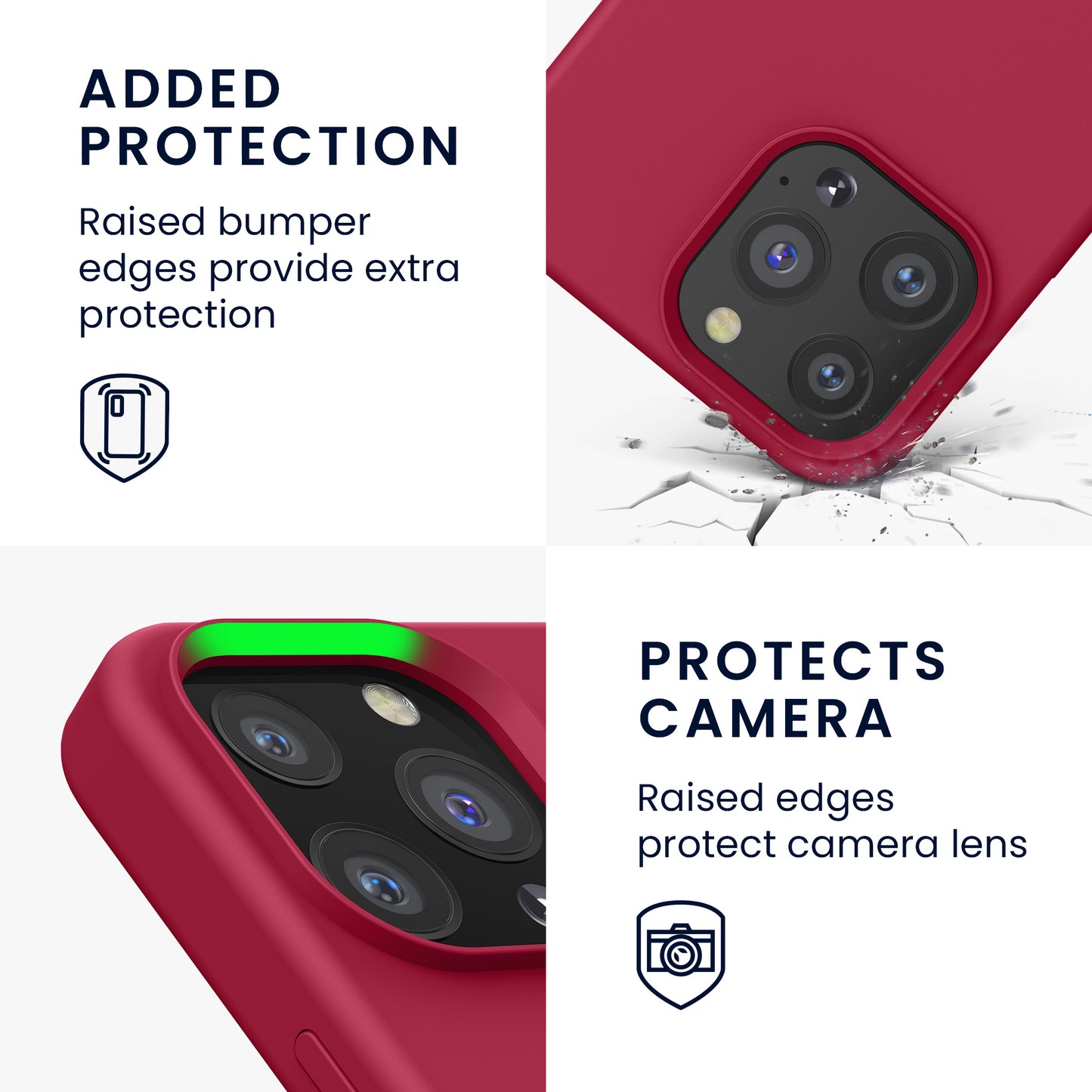 kwmobile Handyhülle für iPhone 13 Pro Case - kabelloses Laden