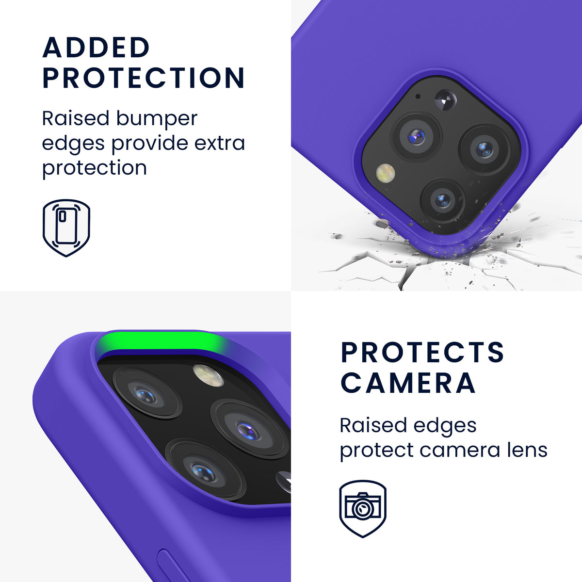 kwmobile Handyhülle für iPhone 13 Pro Case - kabelloses Laden